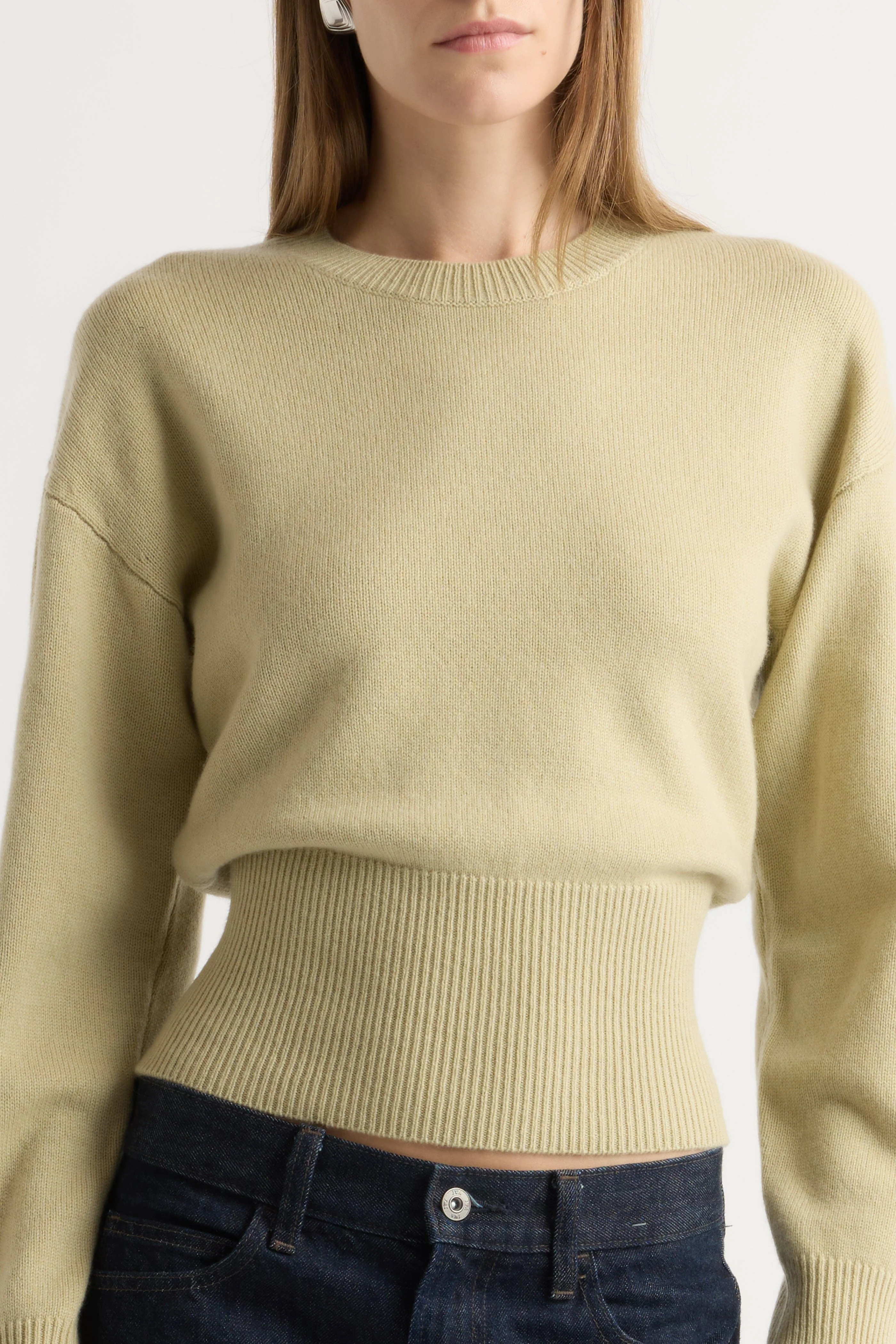 Marielle Wool-Cashmere Blouson Sweater - Image 8
