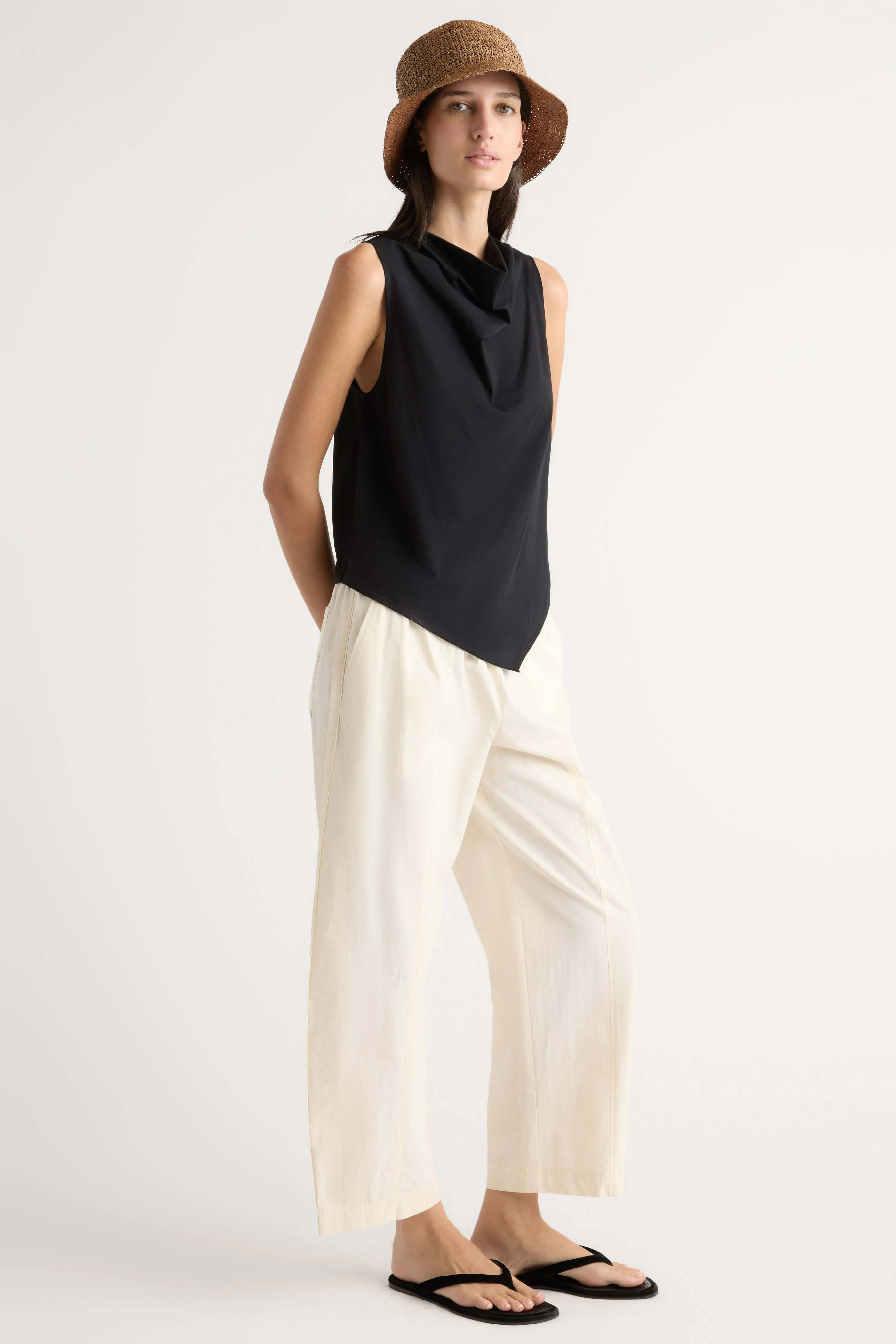 Marjorie Asymmetric-Hem Tee - Image 3