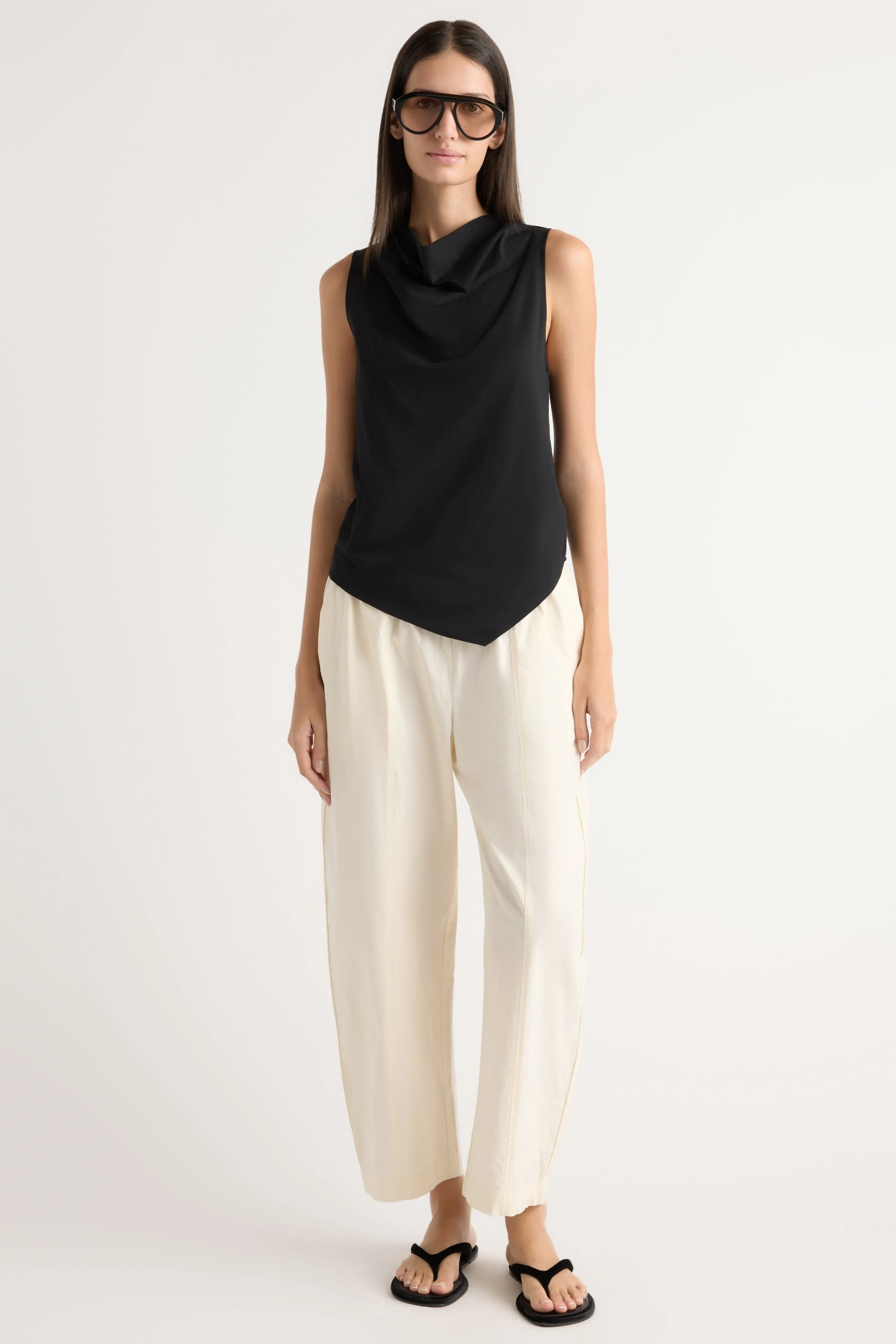 Marjorie Asymmetric-Hem Tee - Image 5