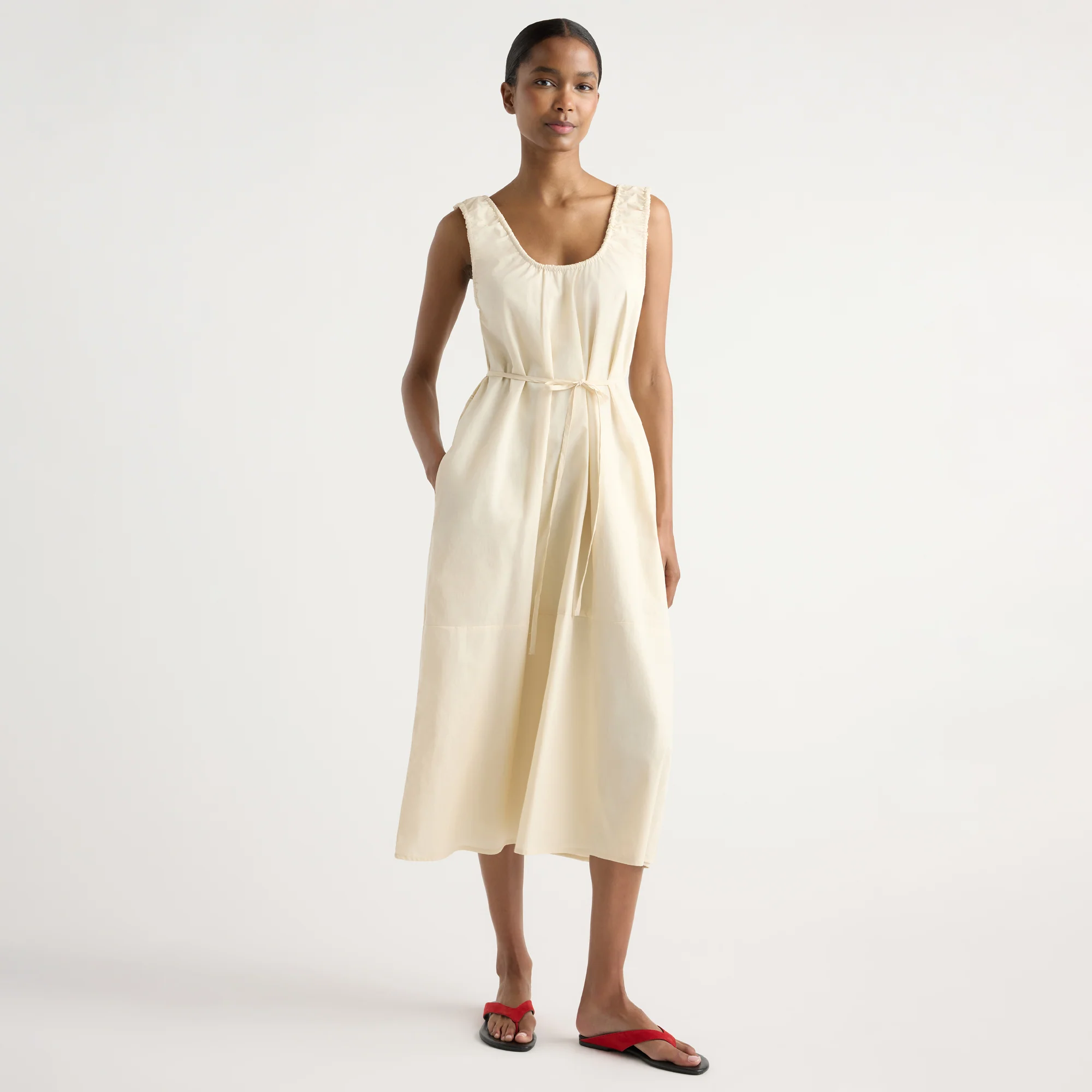 Midori Organic Cotton U-Neck Dress