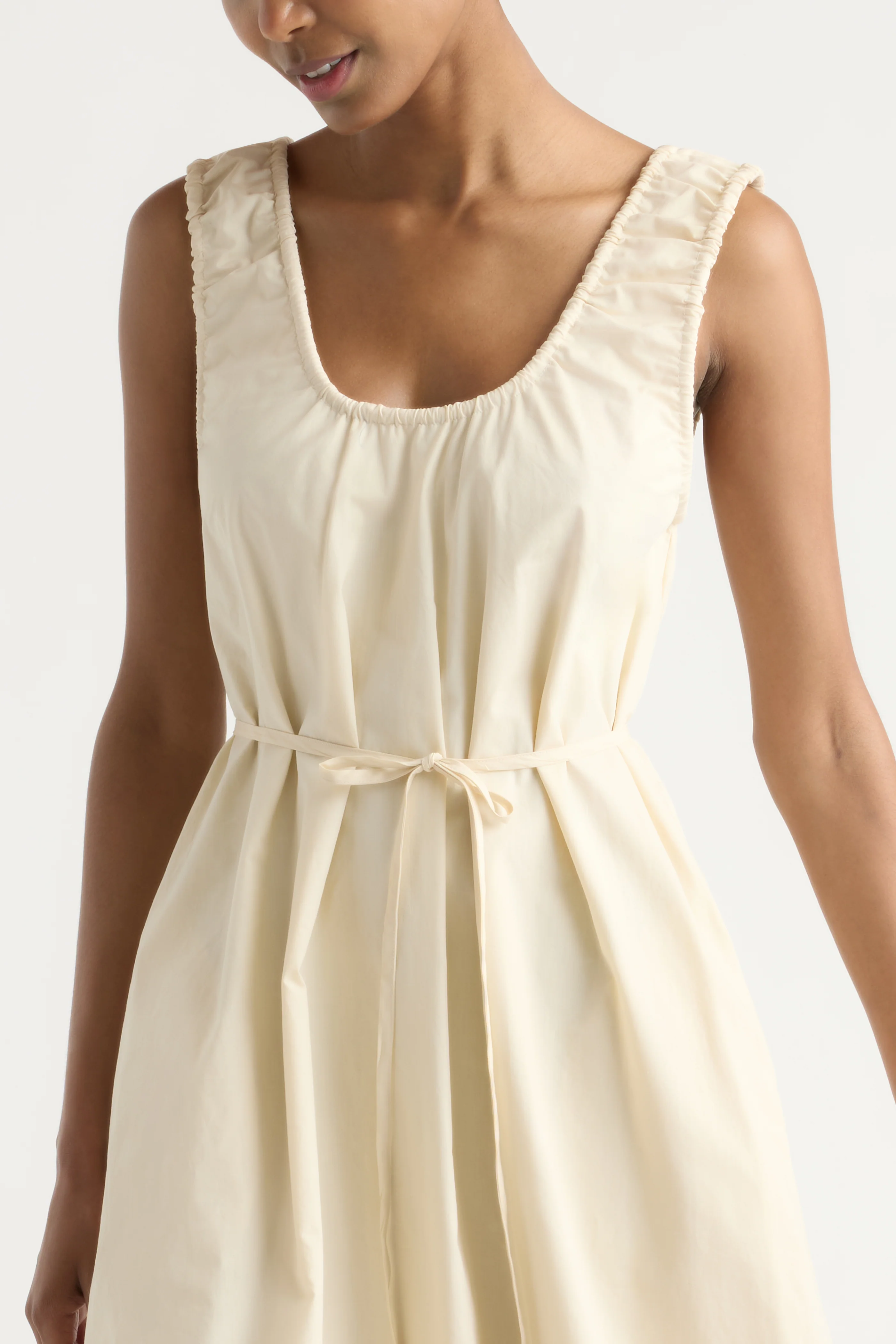Midori Organic Cotton U-Neck Dress - Image 4