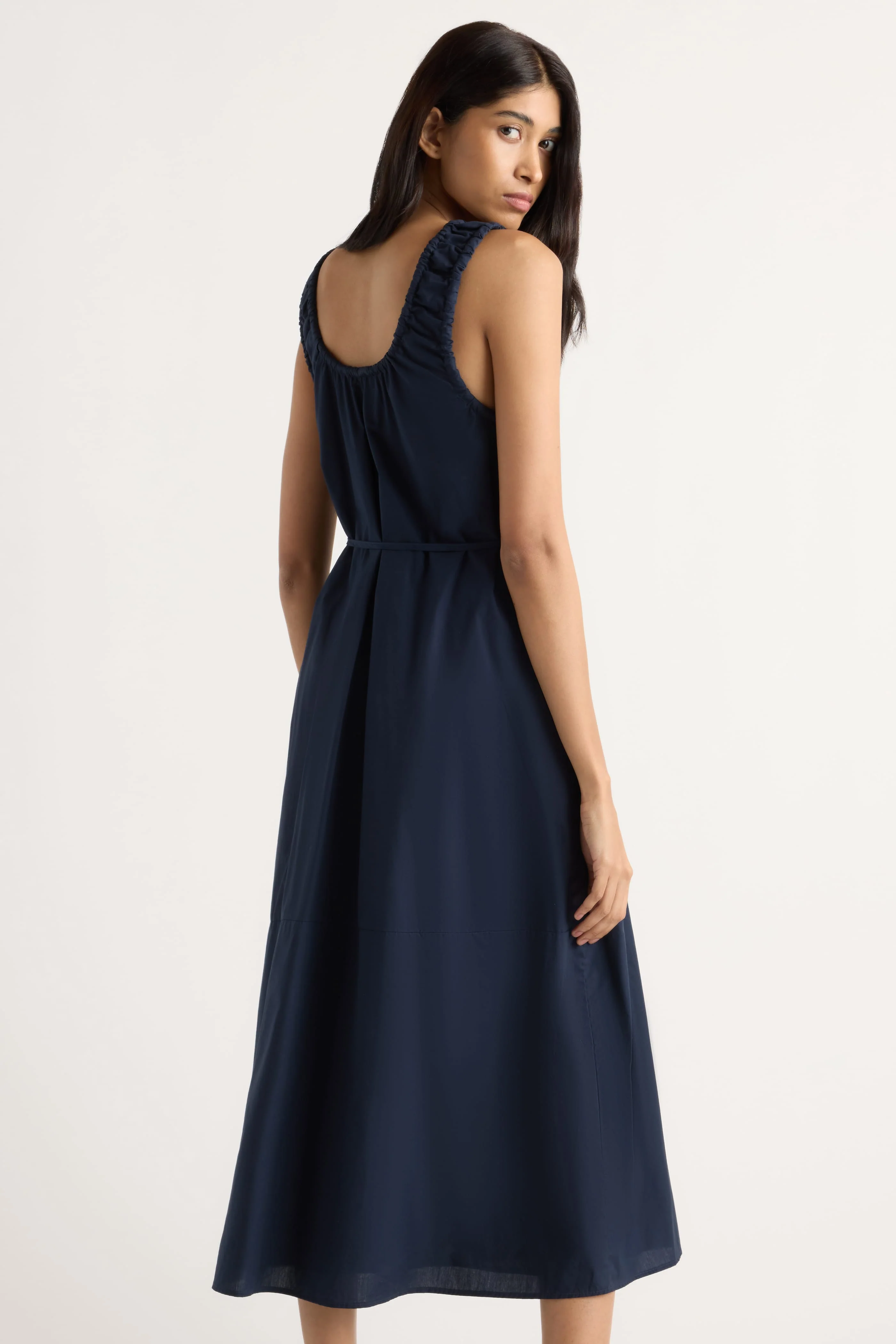 Midori Organic Cotton U-Neck Dress - Image 10
