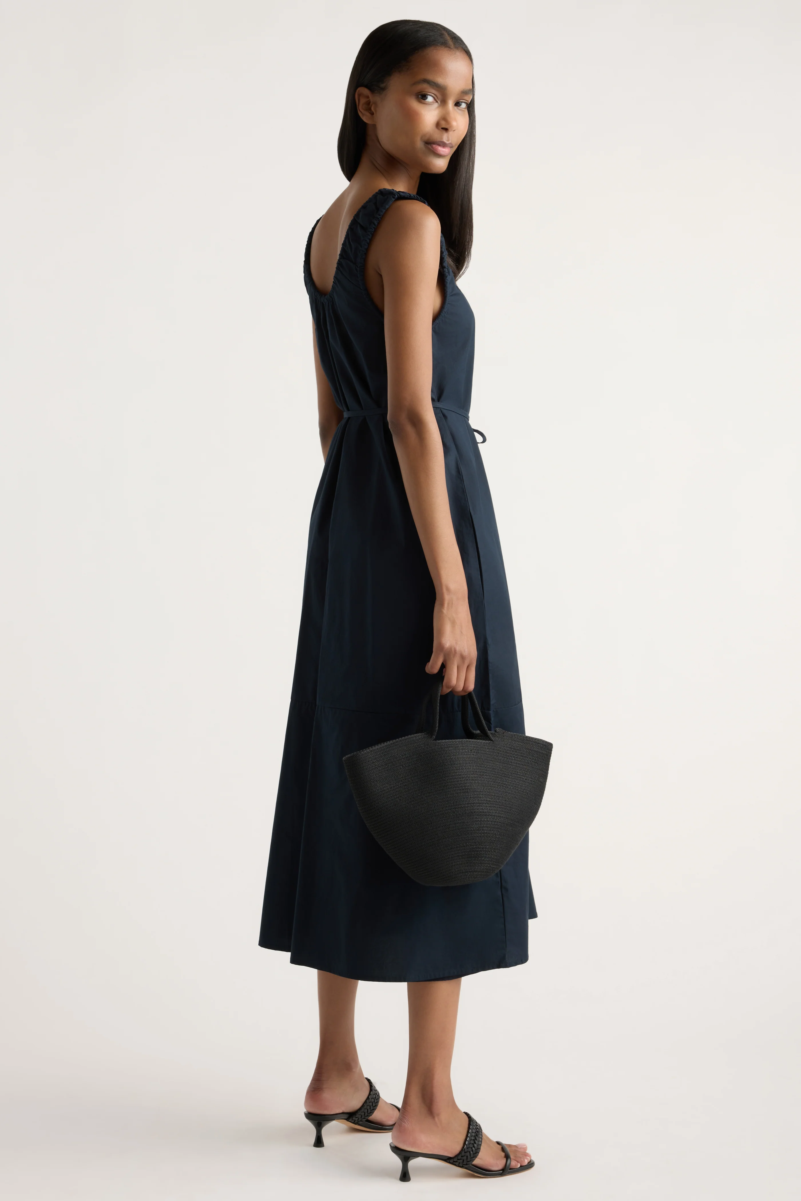 Midori Organic Cotton U-Neck Dress - Image 6
