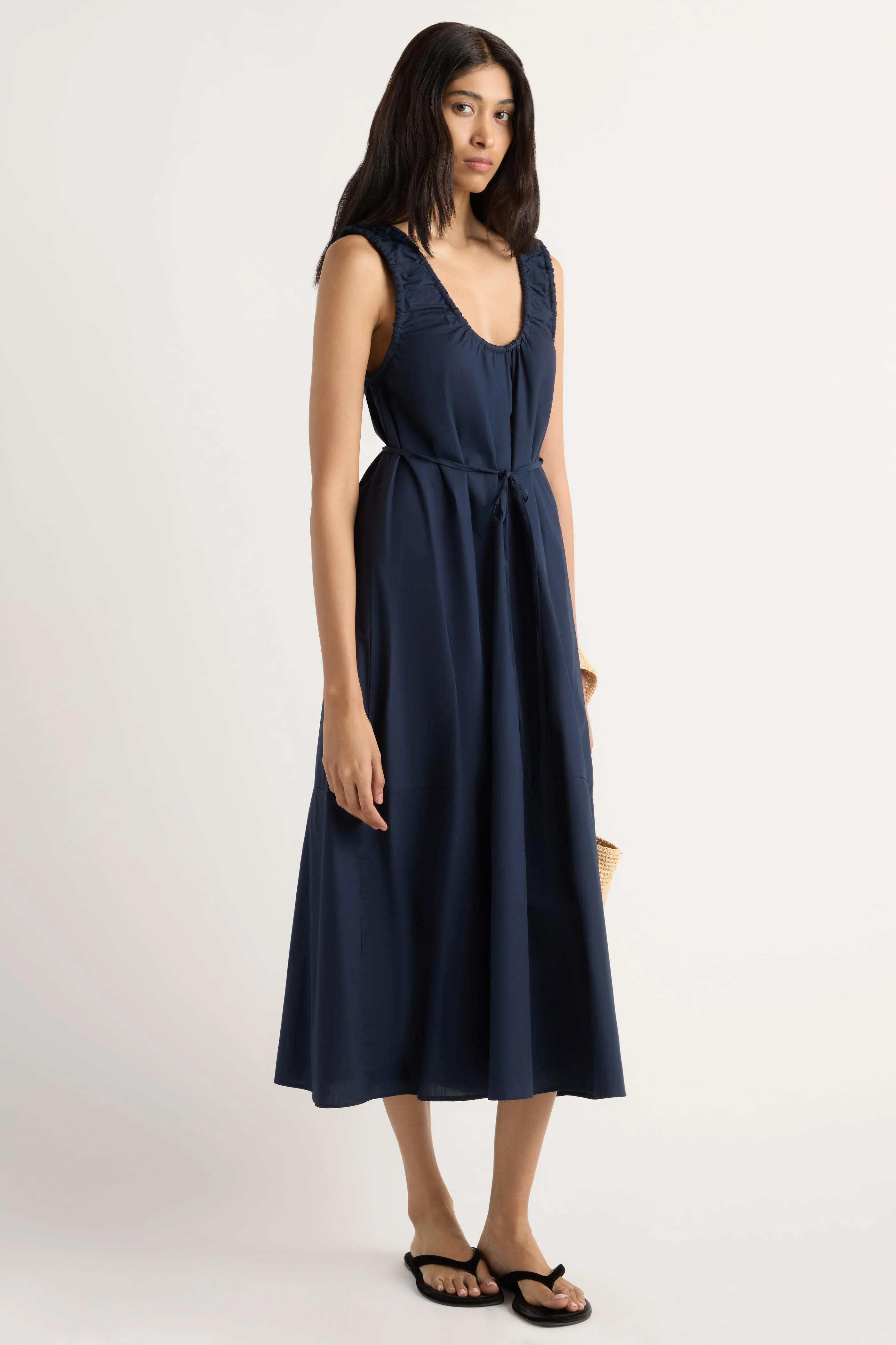Midori Organic Cotton U-Neck Dress - Image 9