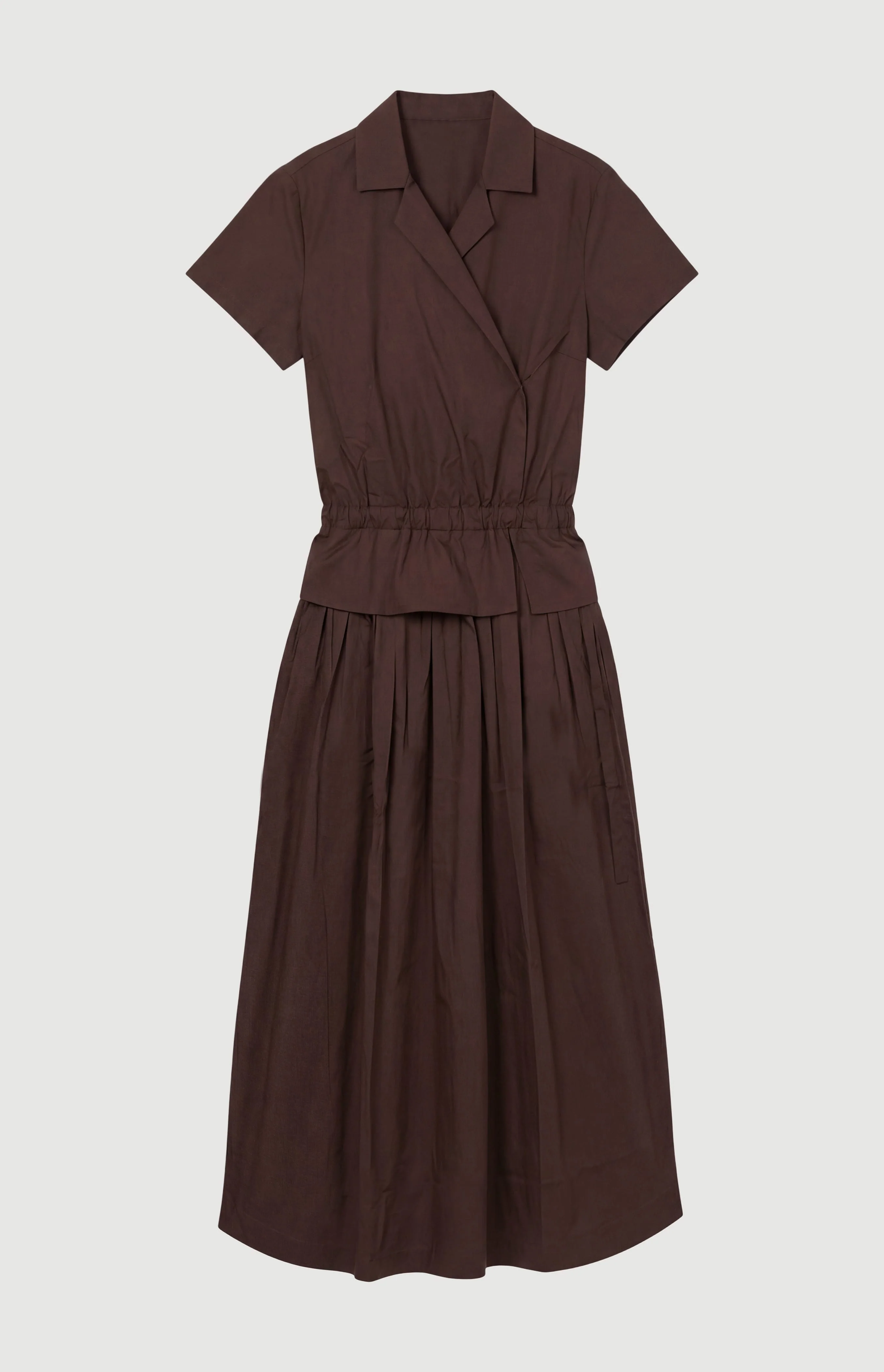Mitsuki Organic Cotton Wrap-Shirt Dress - Image 8