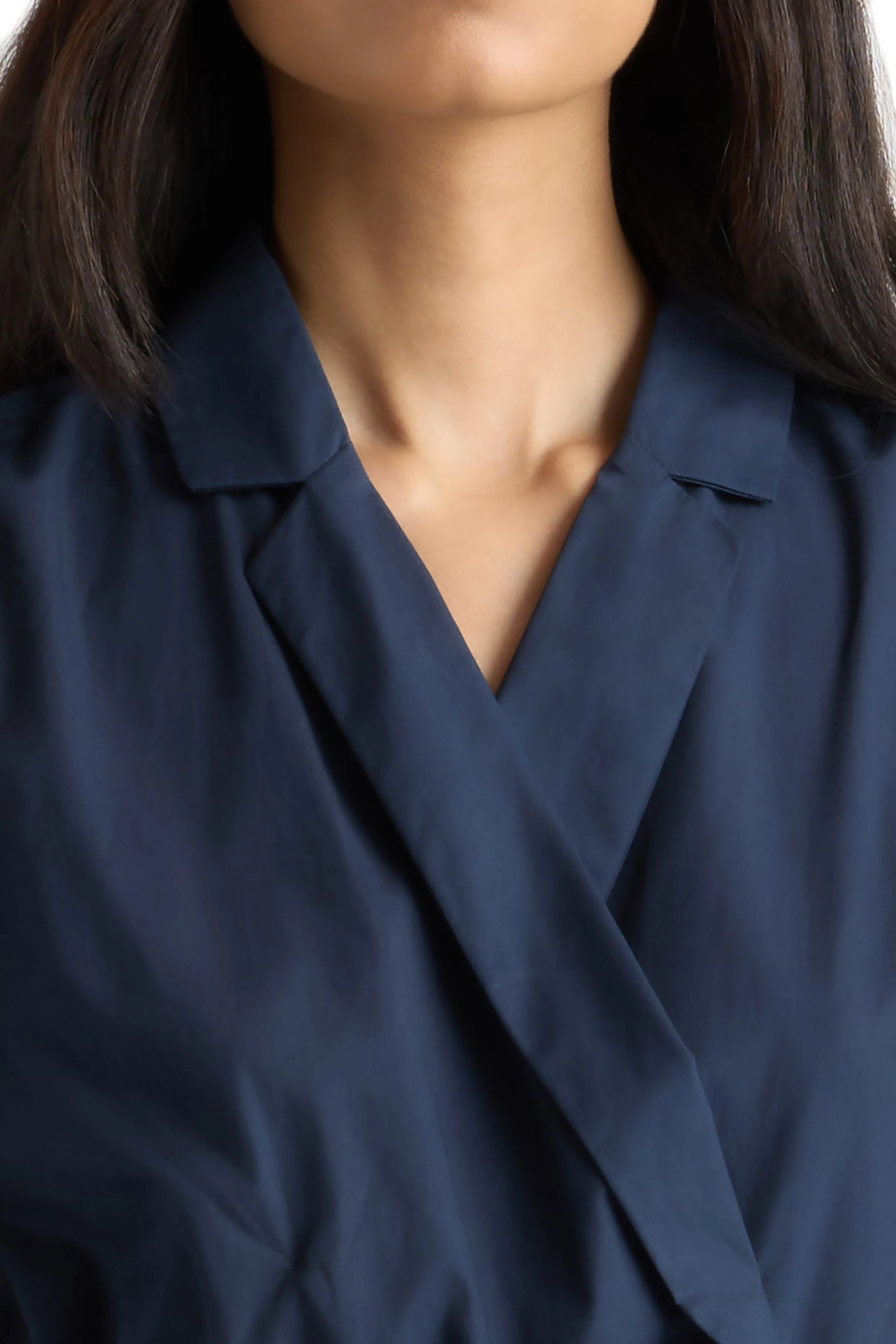 Mitsuki Organic Cotton Wrap-Shirt Dress - Image 4