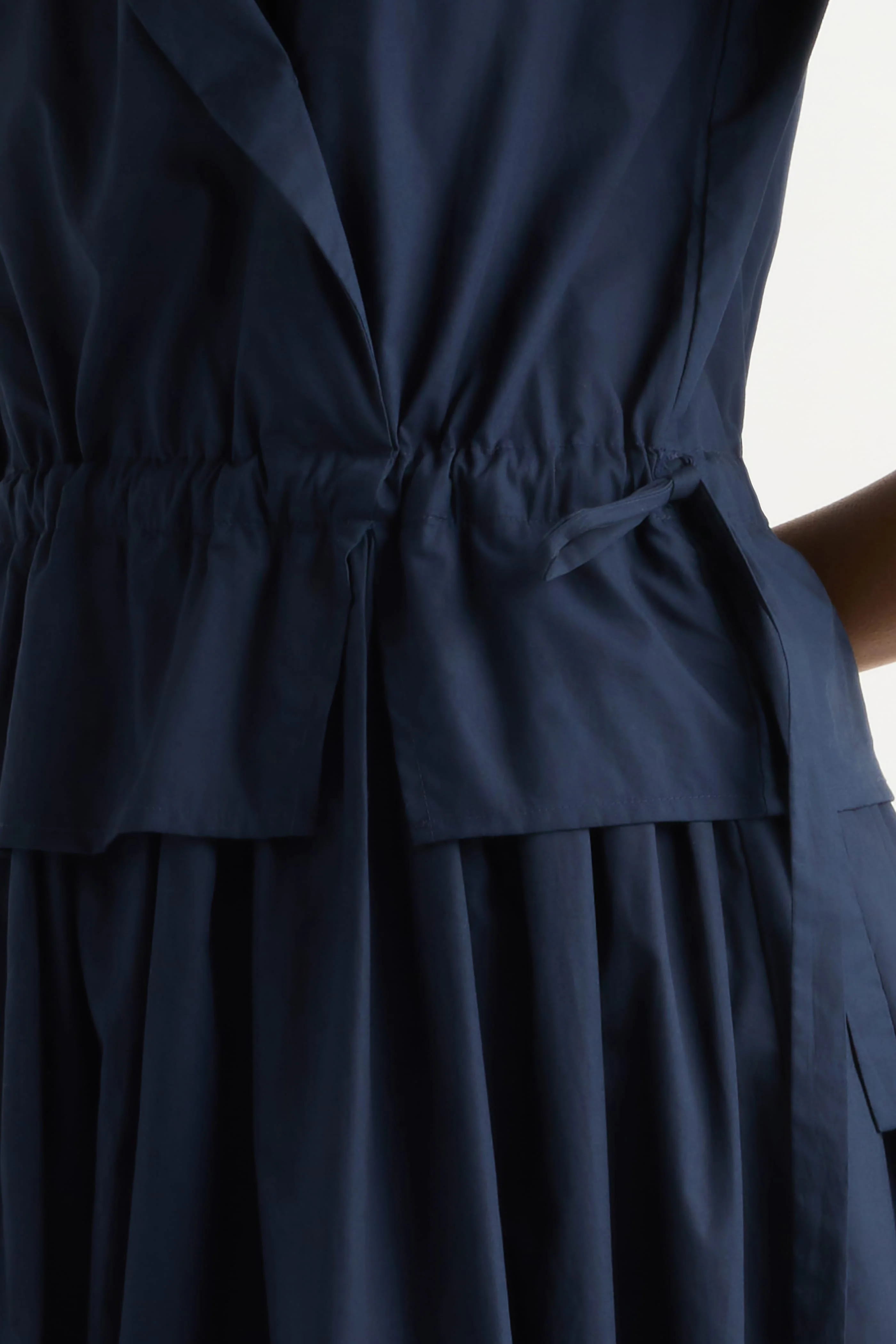 Mitsuki Organic Cotton Wrap-Shirt Dress - Image 6