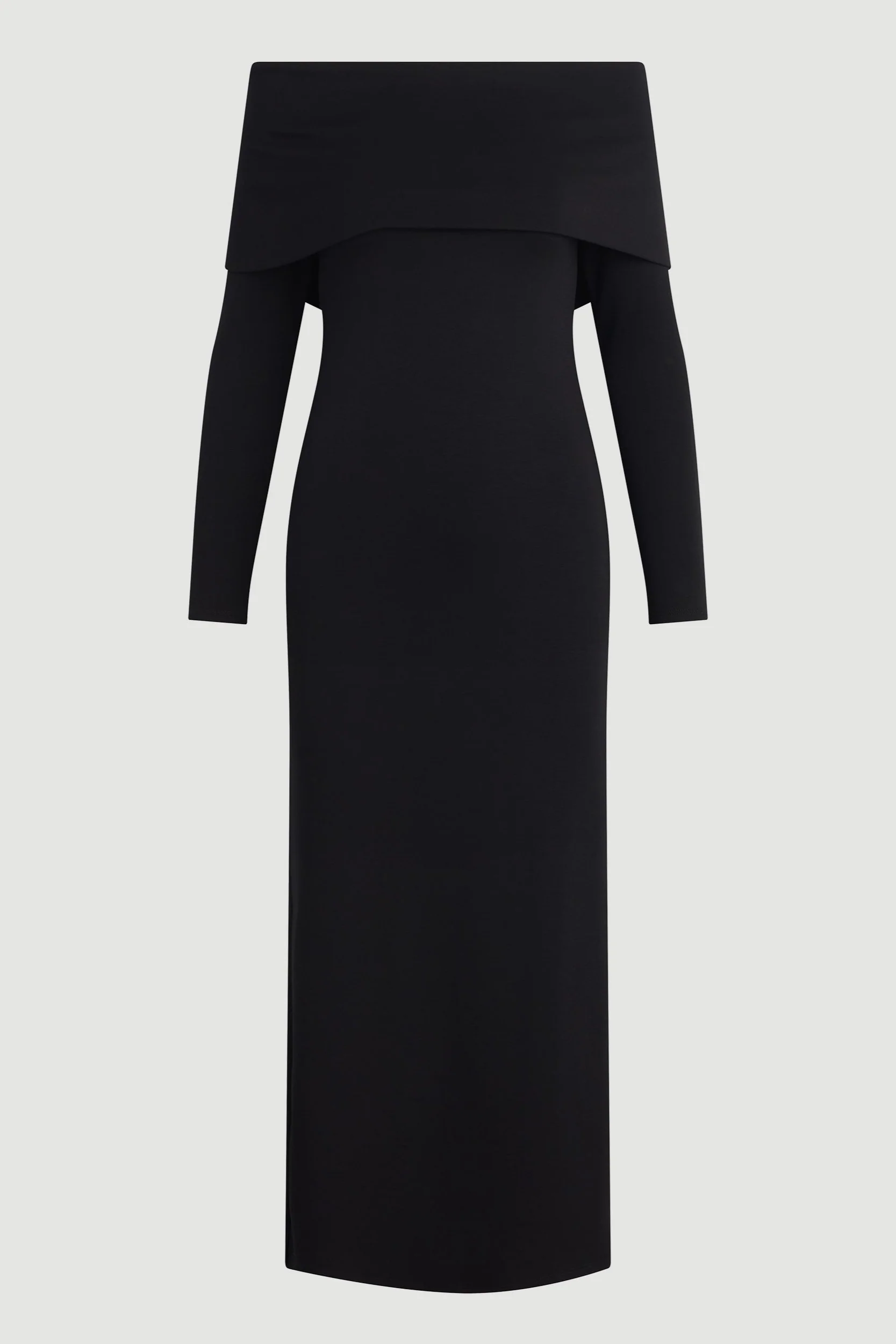 Morgan Split Foldover Jersey Dress (Petite) - Image 2