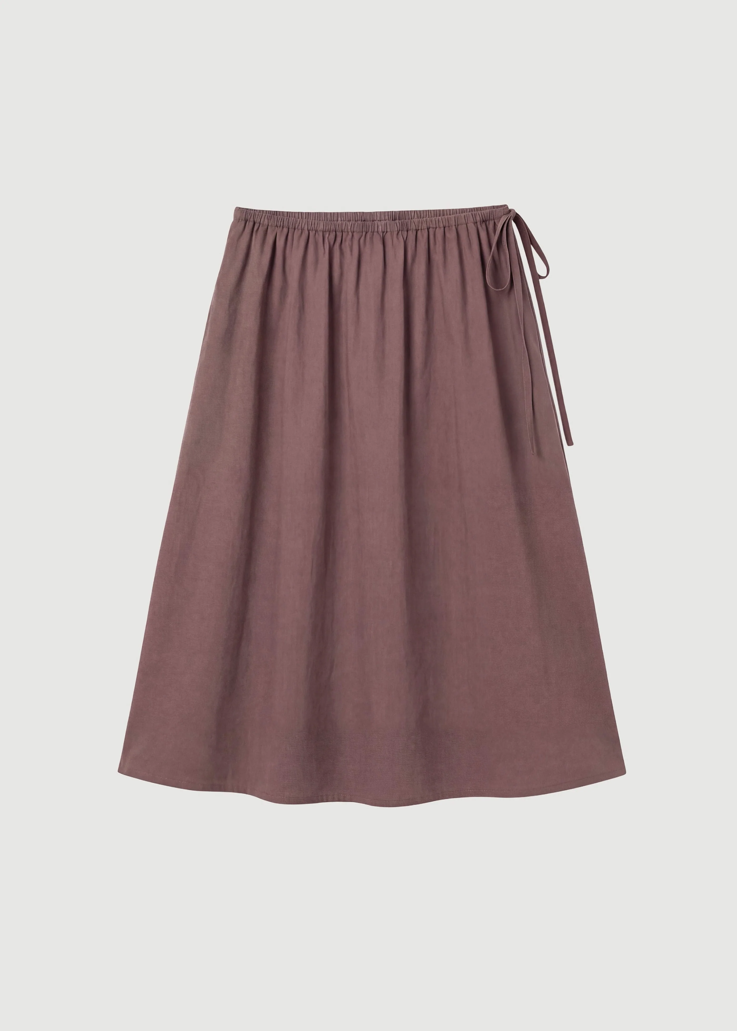 Naveli Side-Tie Poplin Skirt - Image 7