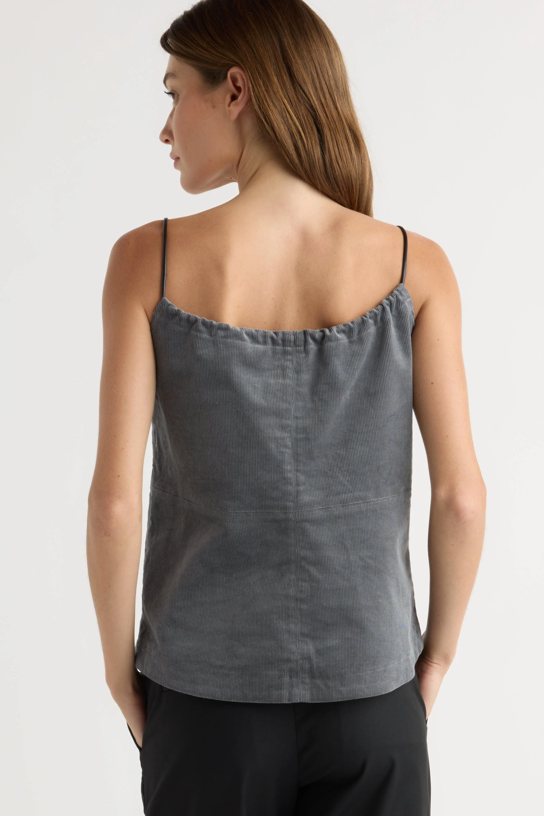 Nefferti Corduroy Ruched Cami - Image 6