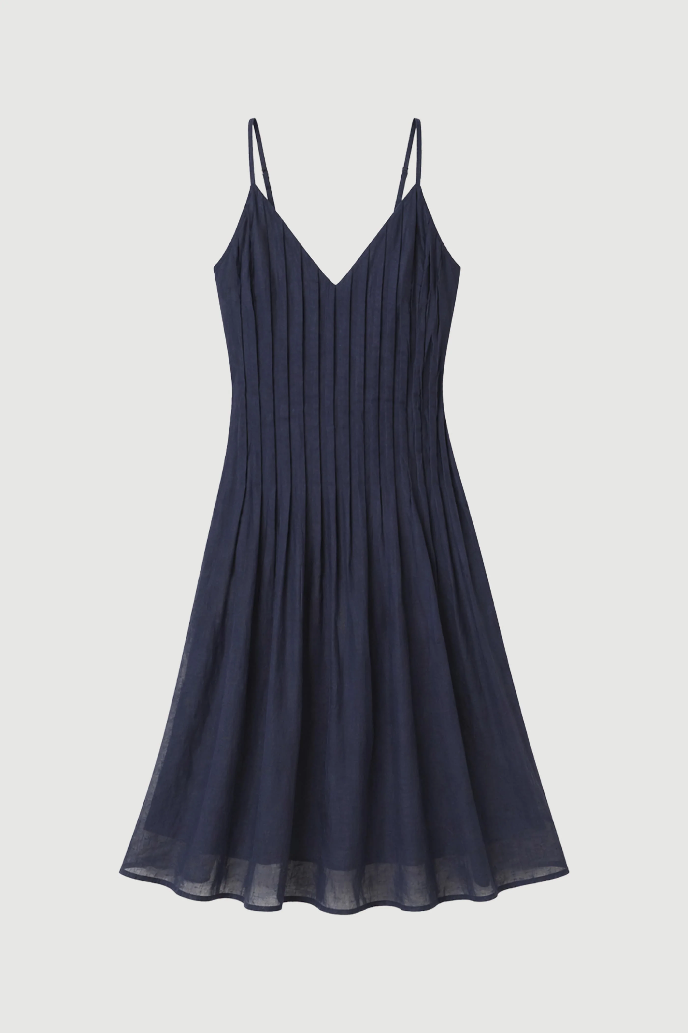 Nelly Pleated Linen Mini Dress - Image 9