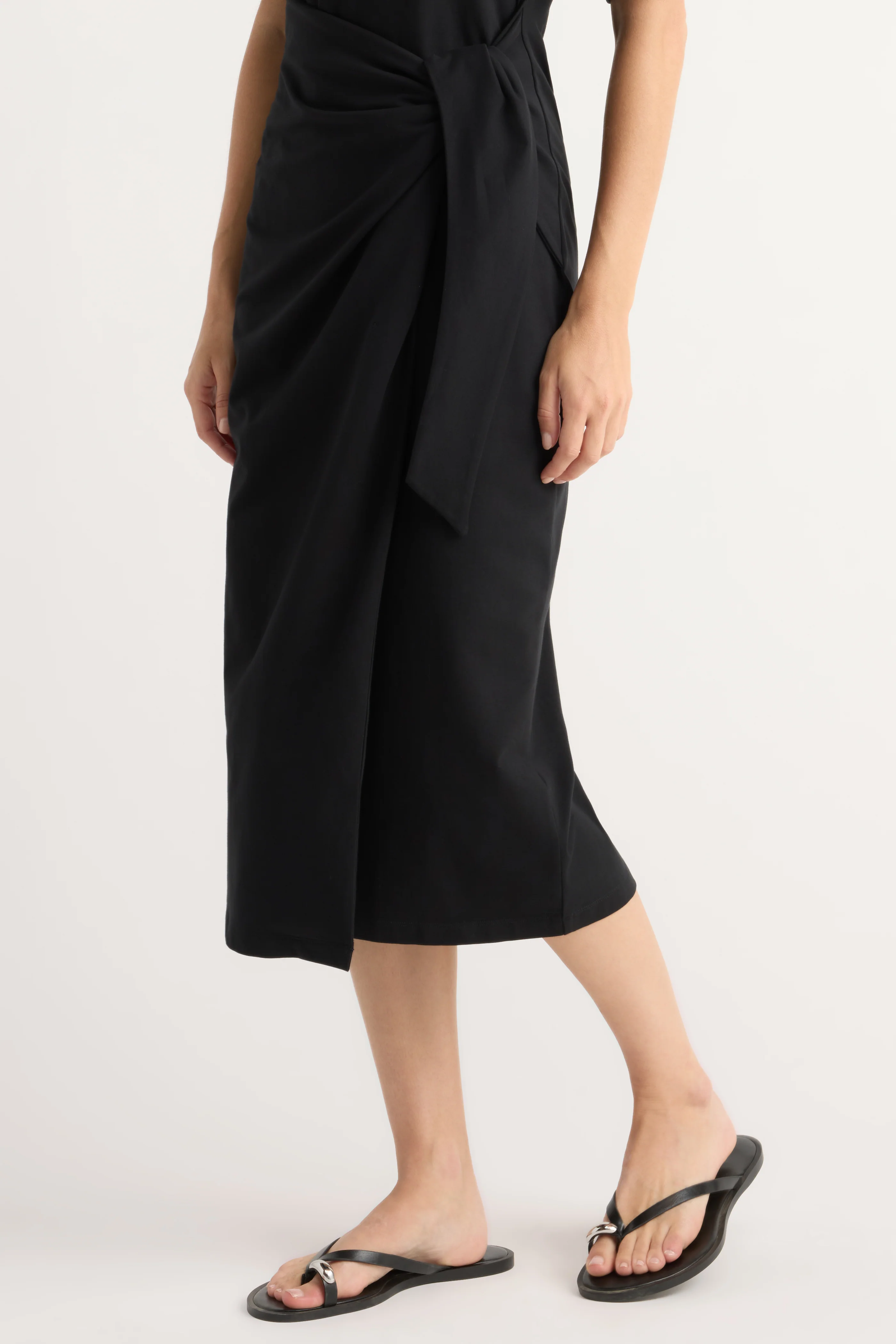 Noa Organic Cotton T-Shirt Wrap Dress - Image 3