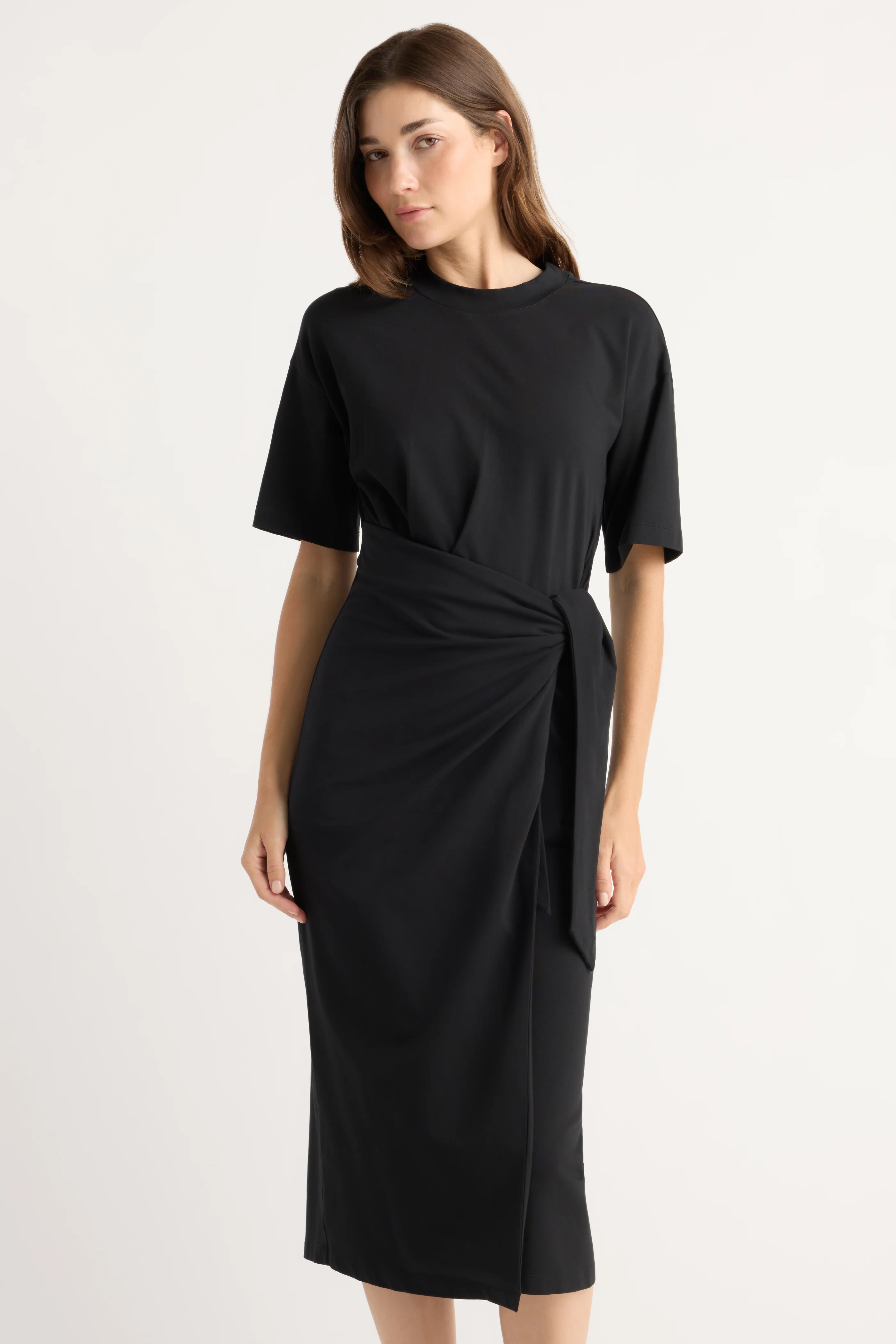 Noa Organic Cotton T-Shirt Wrap Dress - Image 4