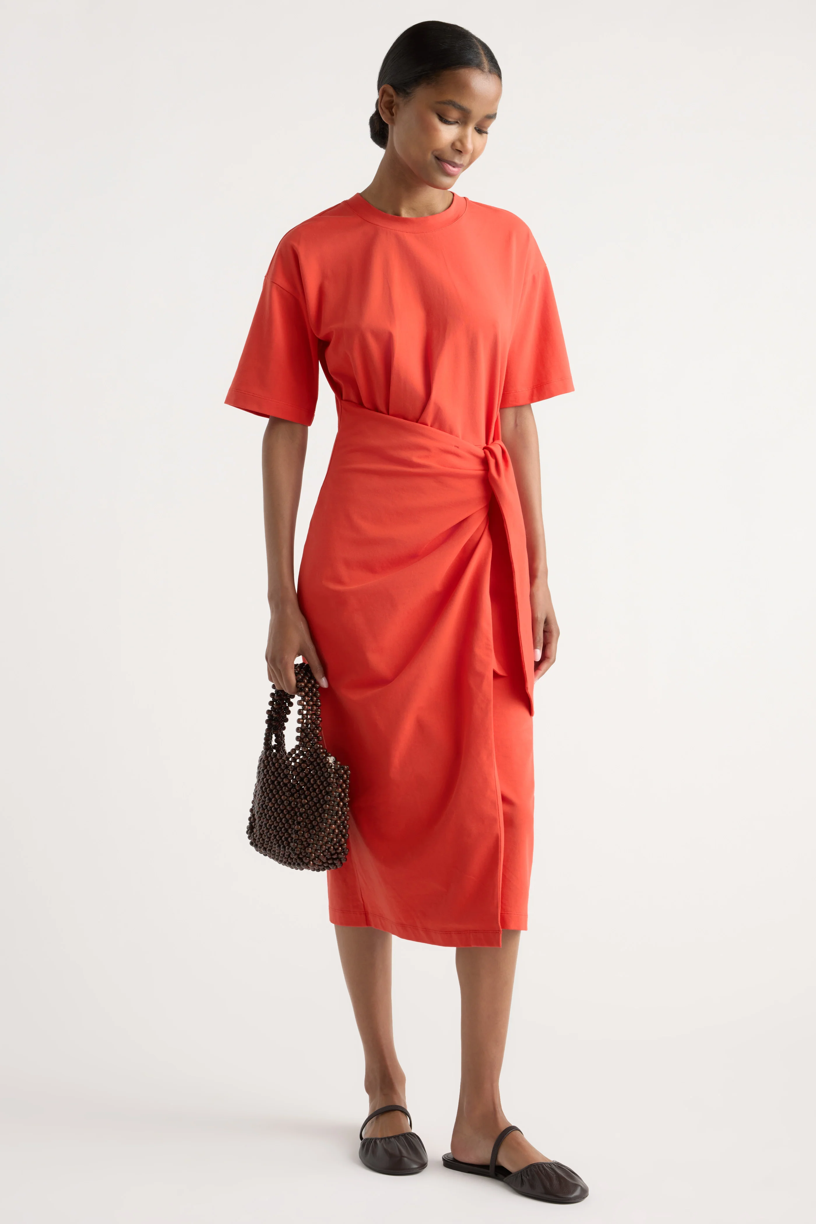 Noa Organic Cotton T-Shirt Wrap Dress - Image 2