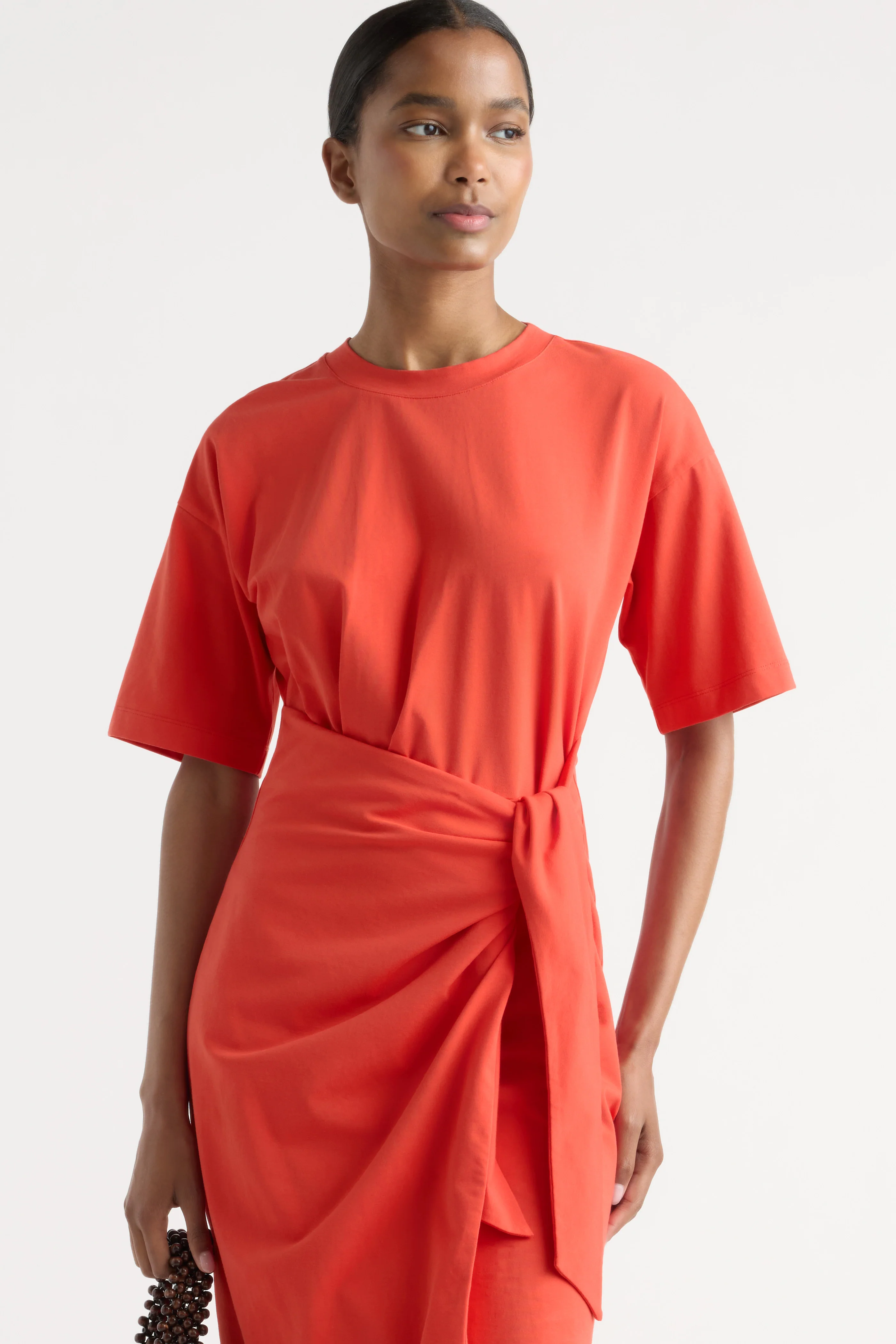 Noa Organic Cotton T-Shirt Wrap Dress - Image 3