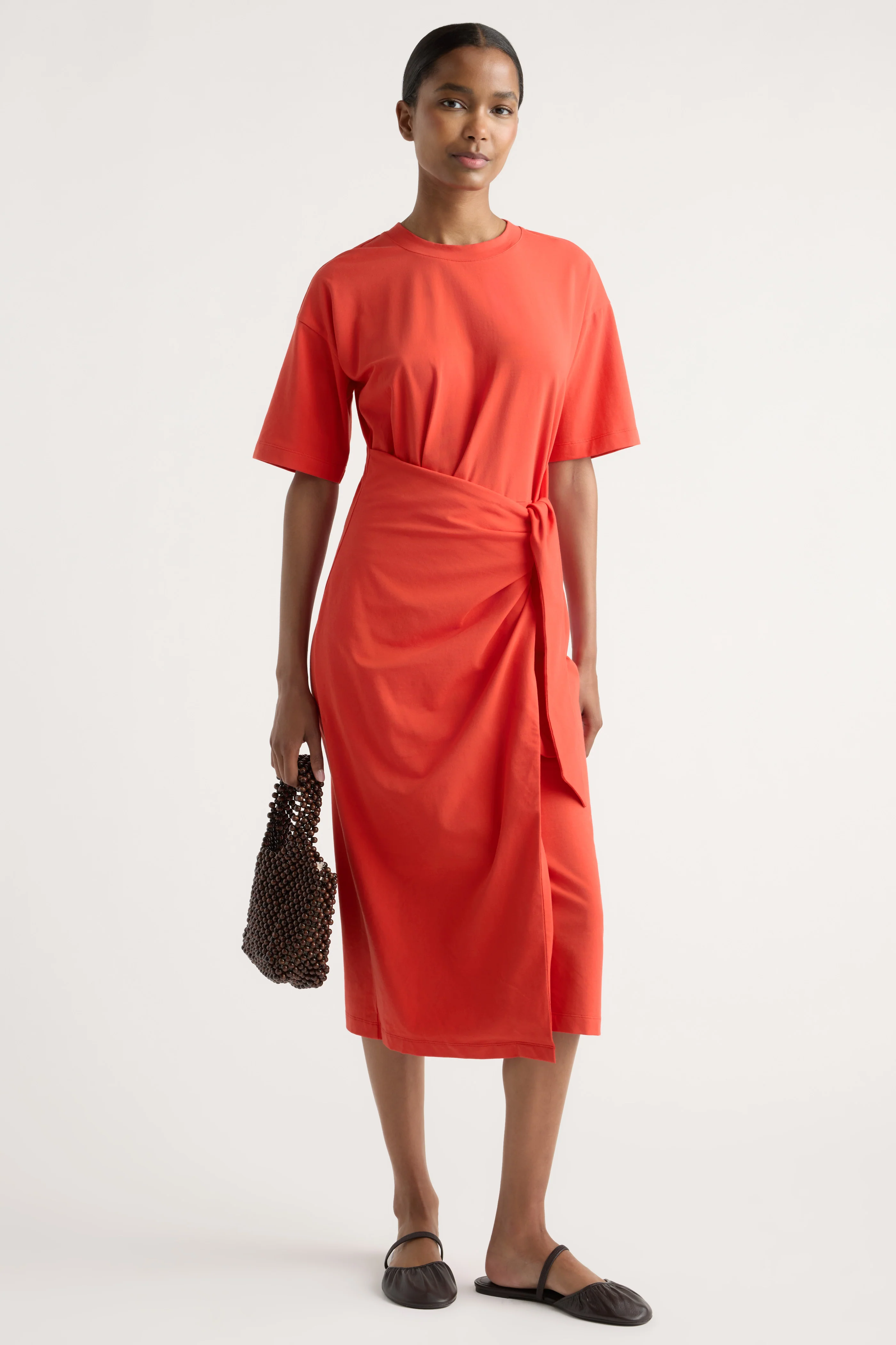 Noa Organic Cotton T-Shirt Wrap Dress - Image 4