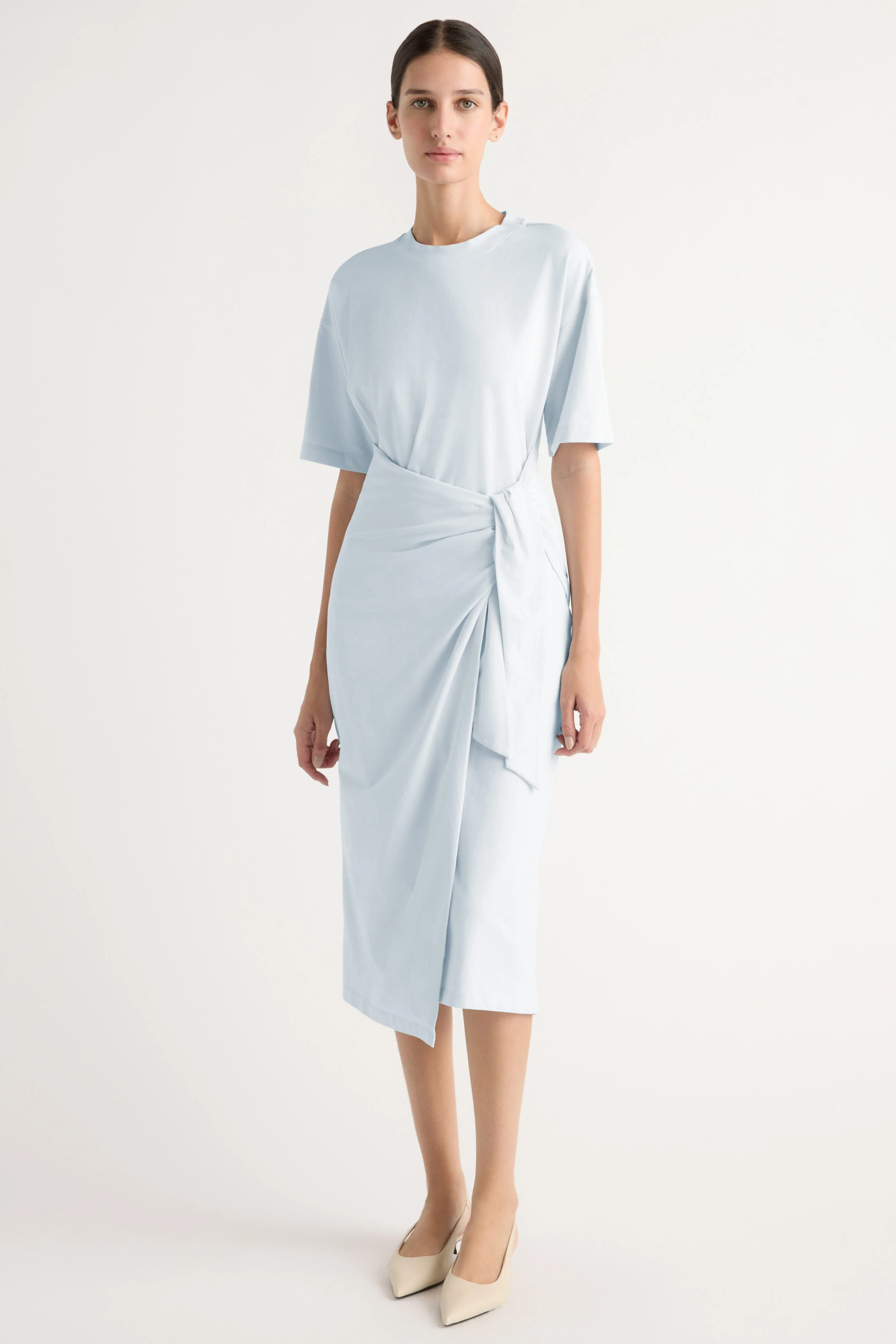 Noa Organic Cotton T-Shirt Wrap Dress - Image 2