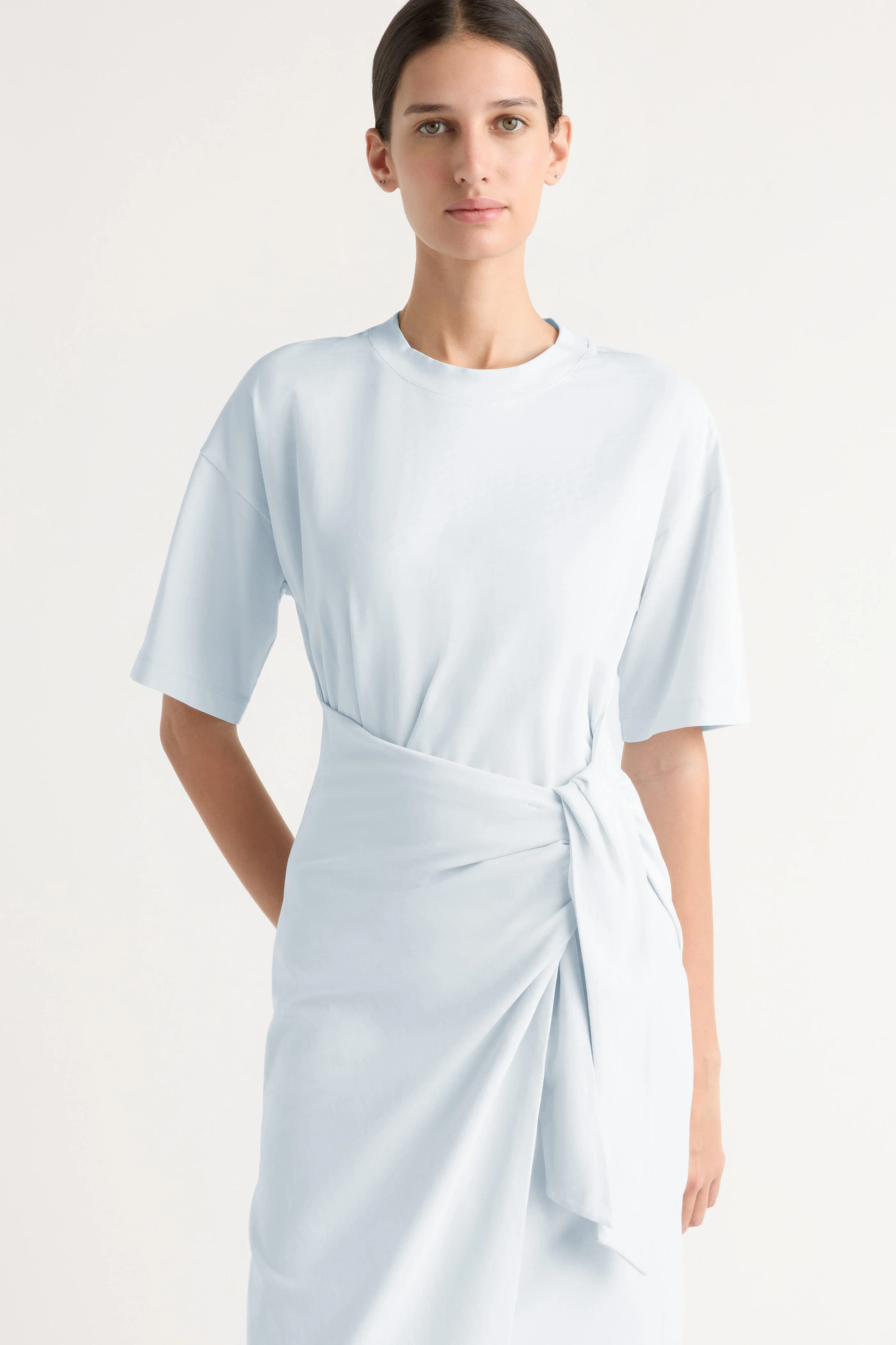 Noa Organic Cotton T-Shirt Wrap Dress - Image 3