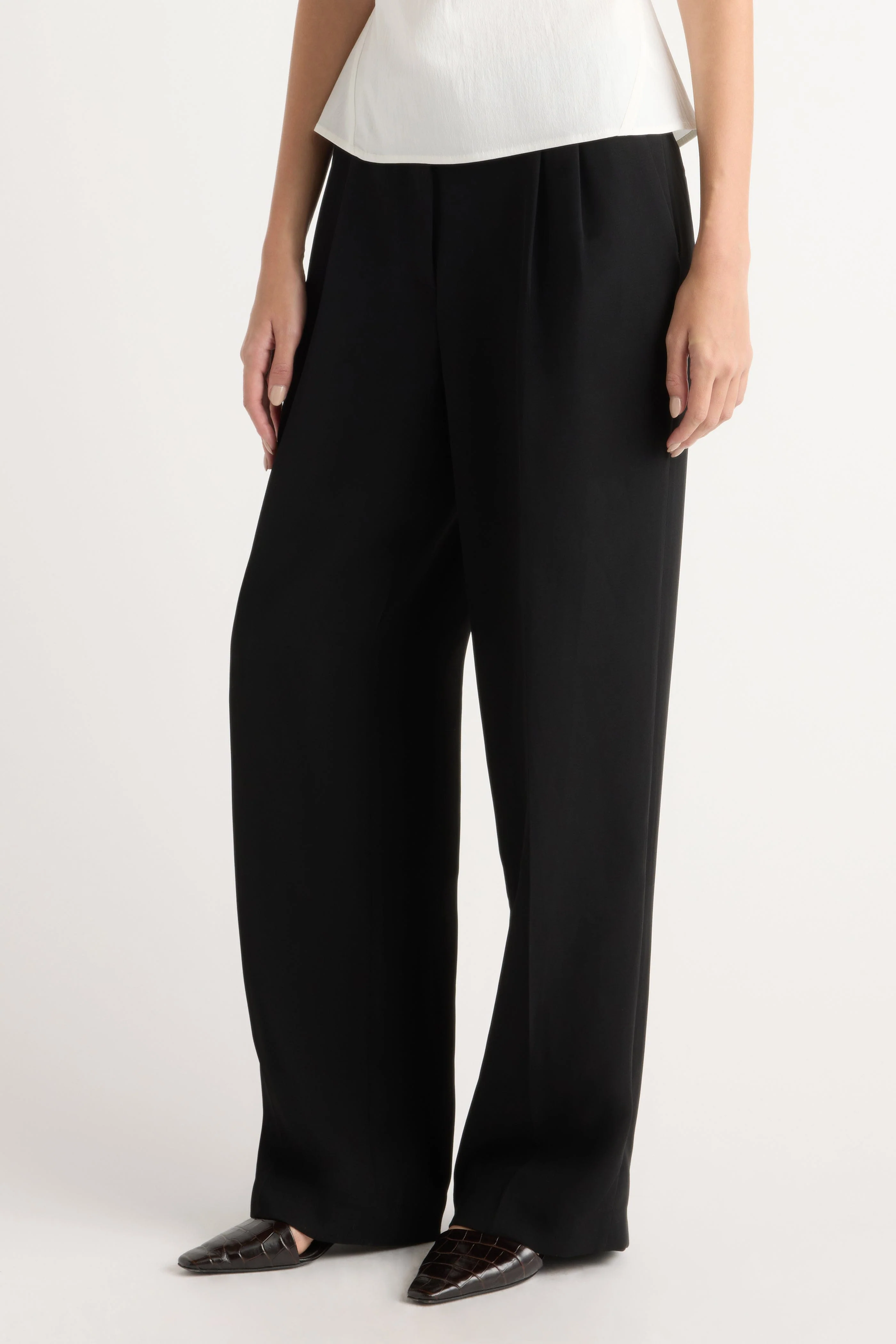 Orion Double-Pleated Tailored Pant - Image 3