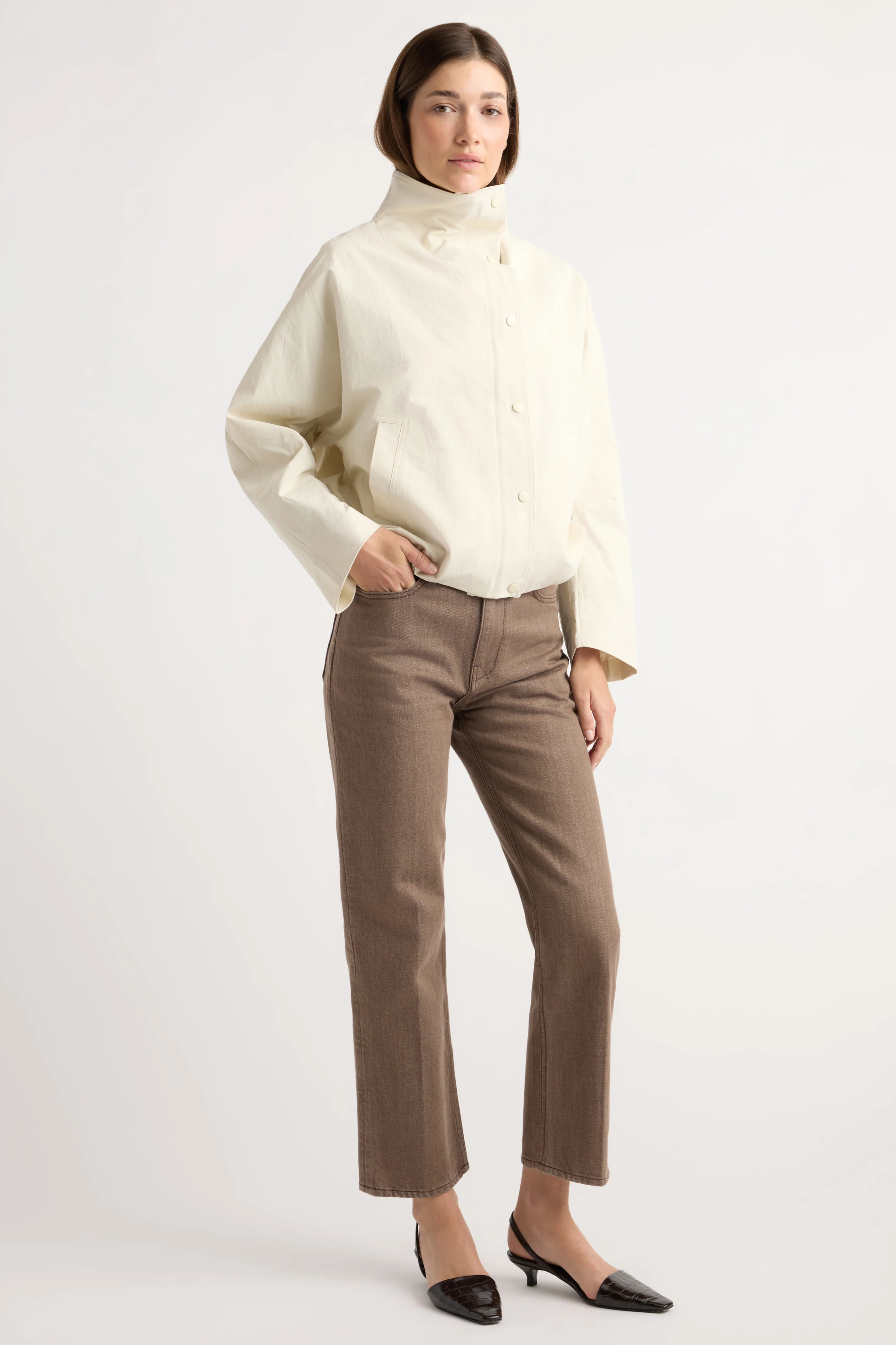 Padma Two-Way Zip Collared Jacket - Image 4