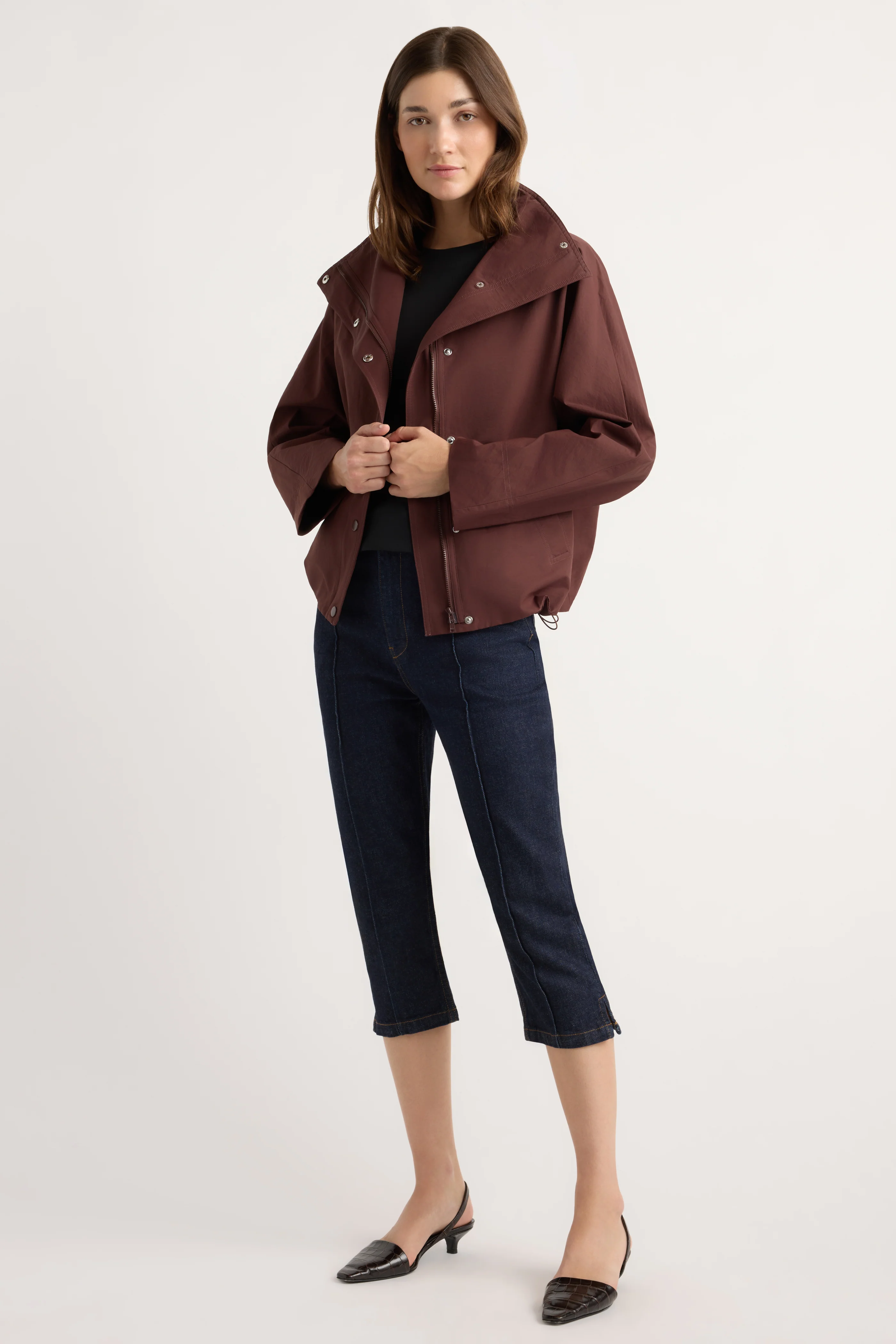 Padma Two-Way Zip Collared Jacket - Image 4