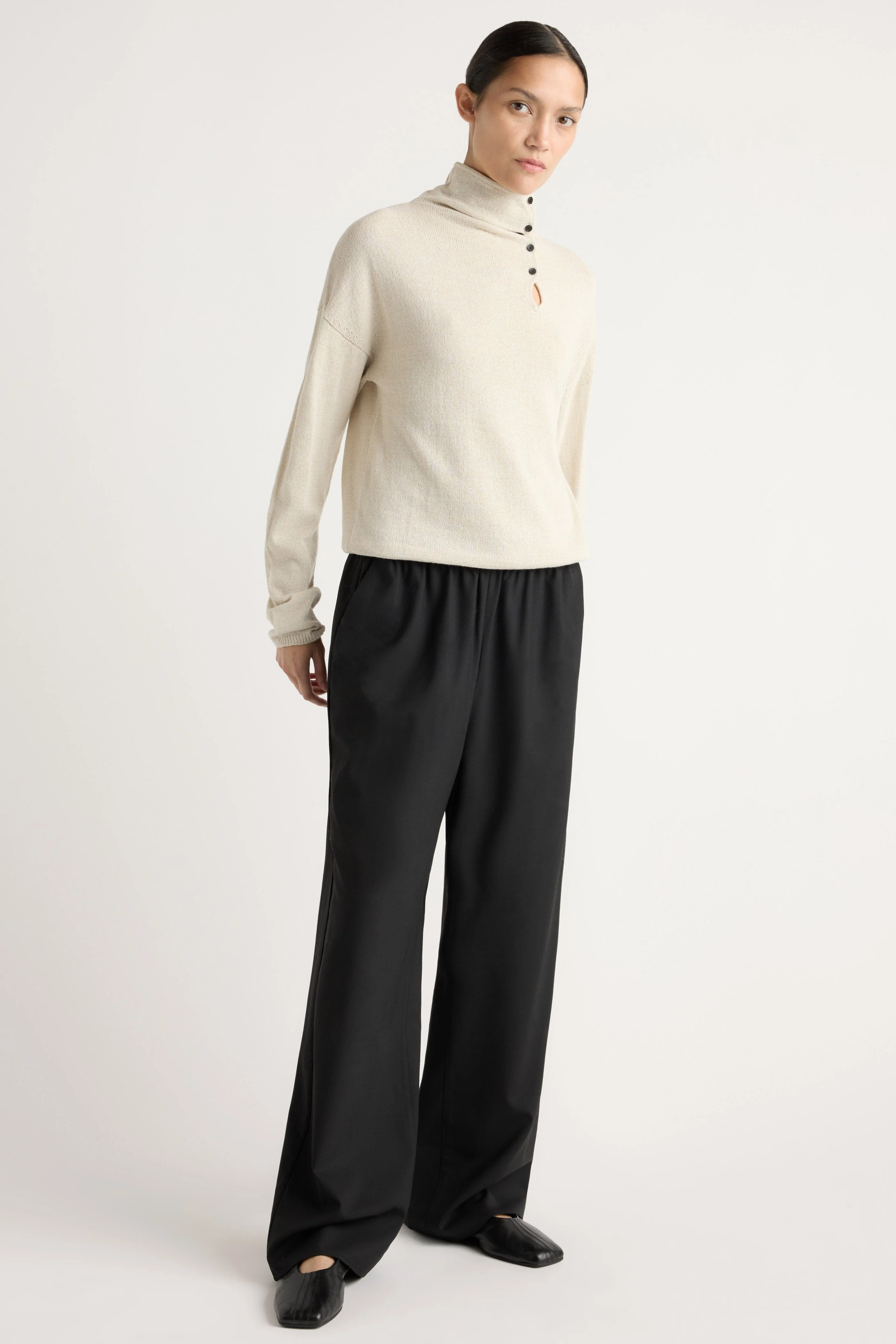 Parmer Wool-Blend Stretch-Waist Pant - Image 4