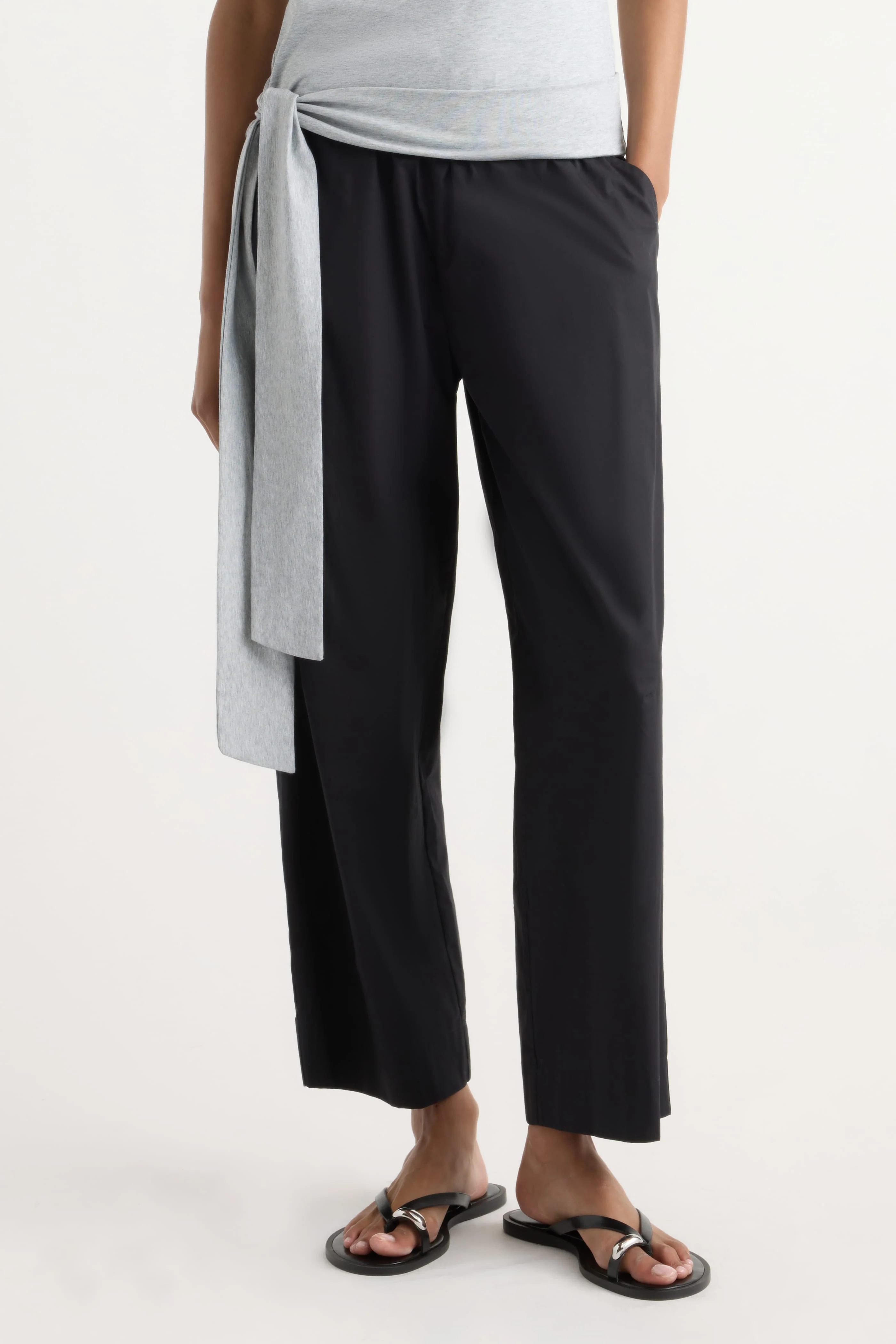 Peyton Stretch-Waist Organic Cotton Pant - Image 3