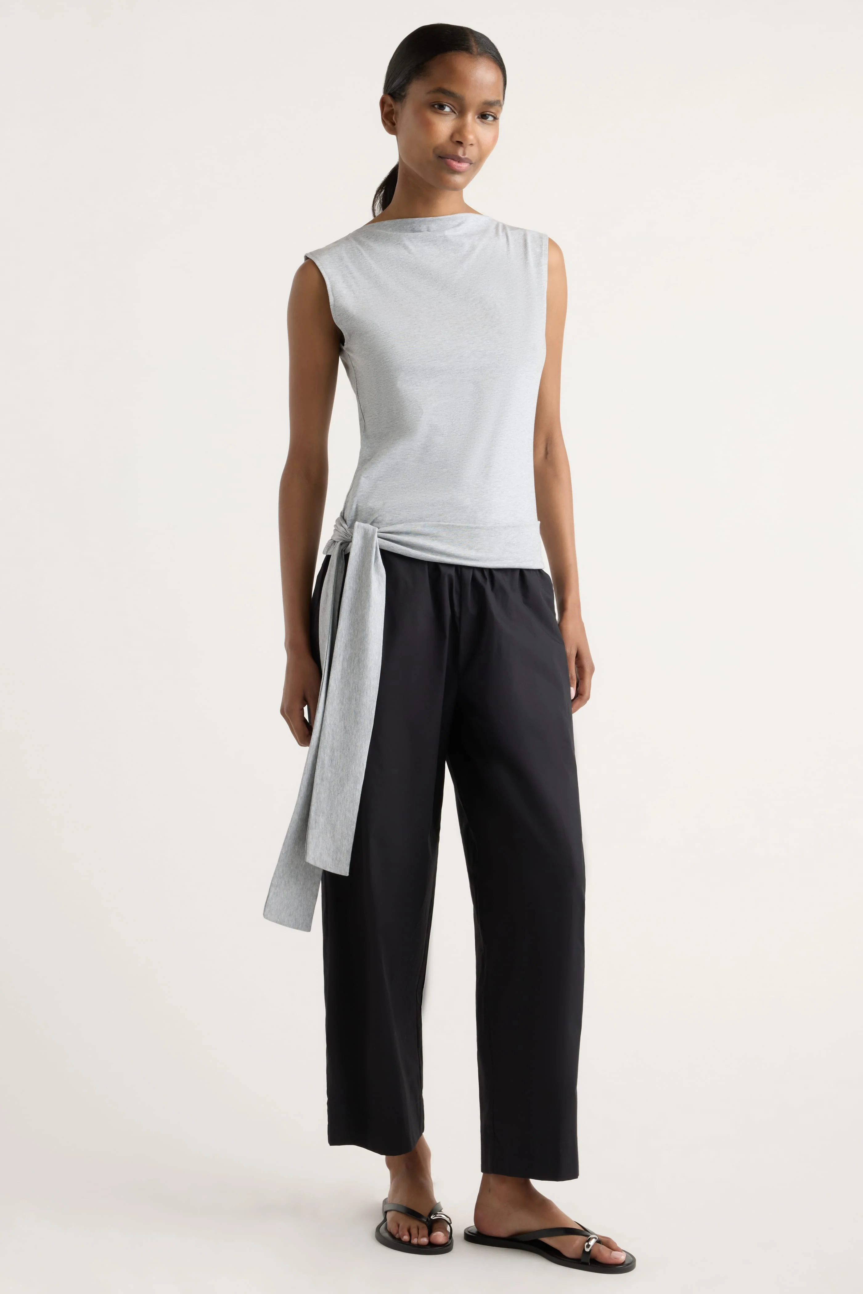Peyton Stretch-Waist Organic Cotton Pant - Image 4