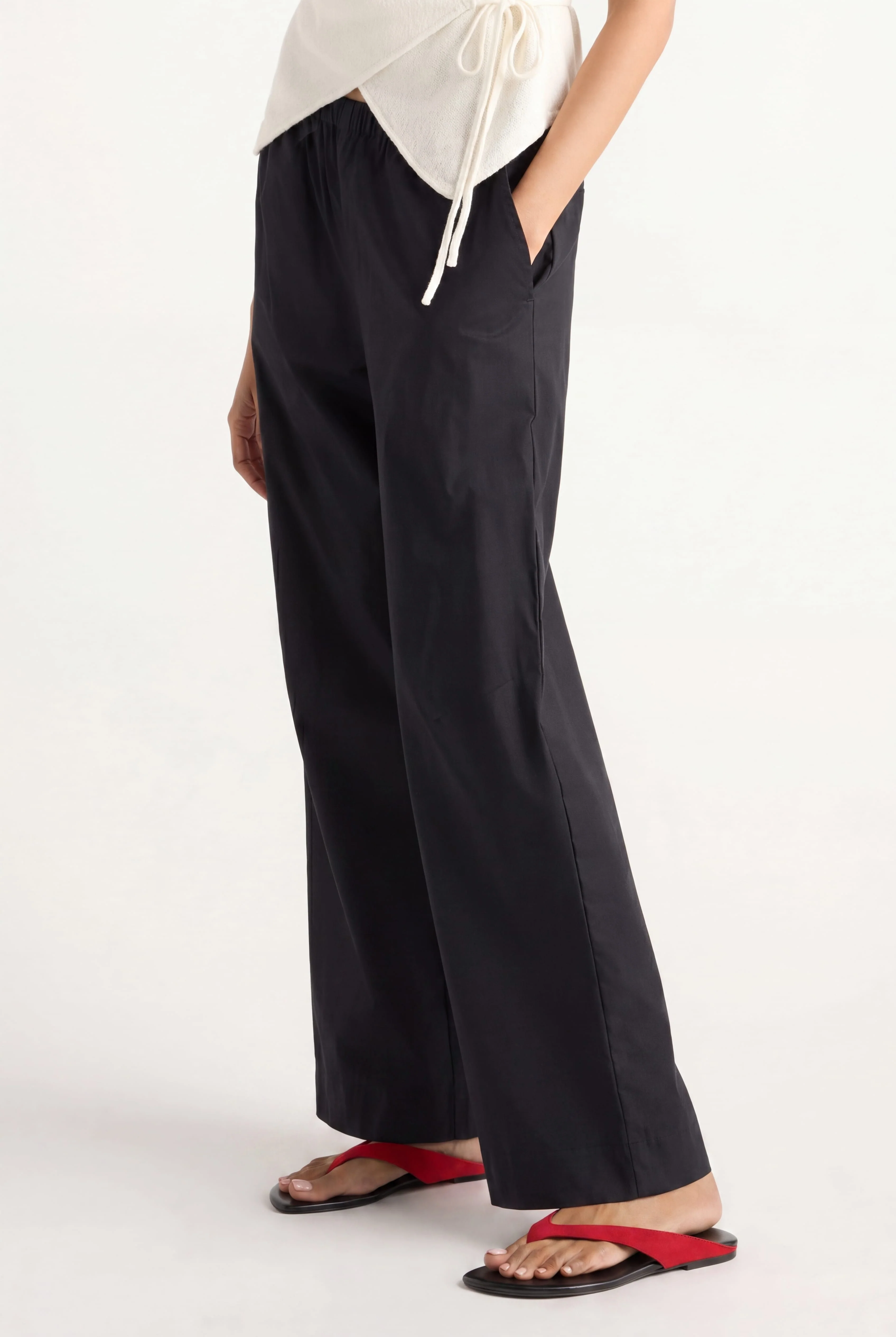 Peyton Stretch-Waist Organic Cotton Pant - Image 7