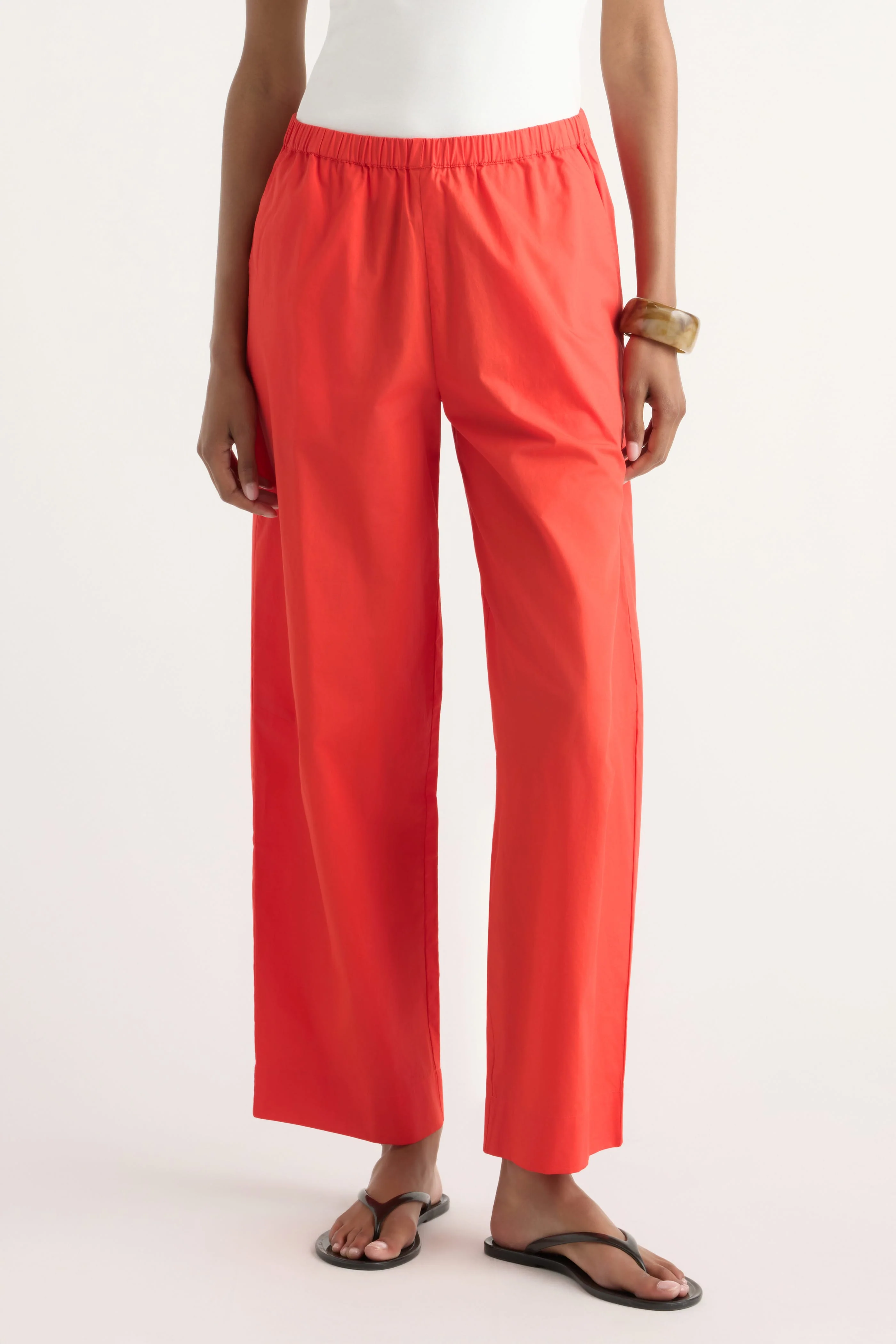 Peyton Stretch-Waist Organic Cotton Pant - Image 3