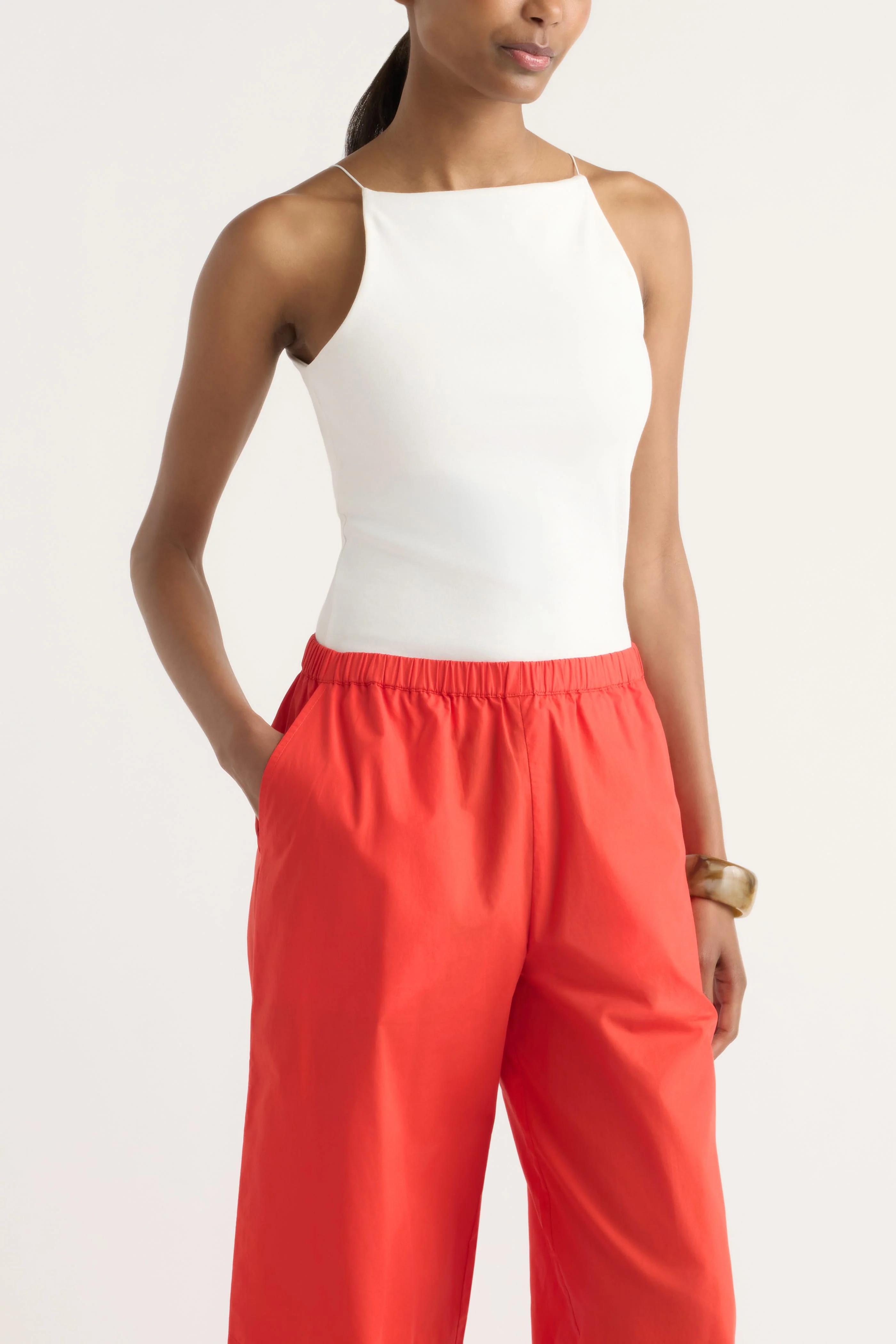 Peyton Stretch-Waist Organic Cotton Pant - Image 4