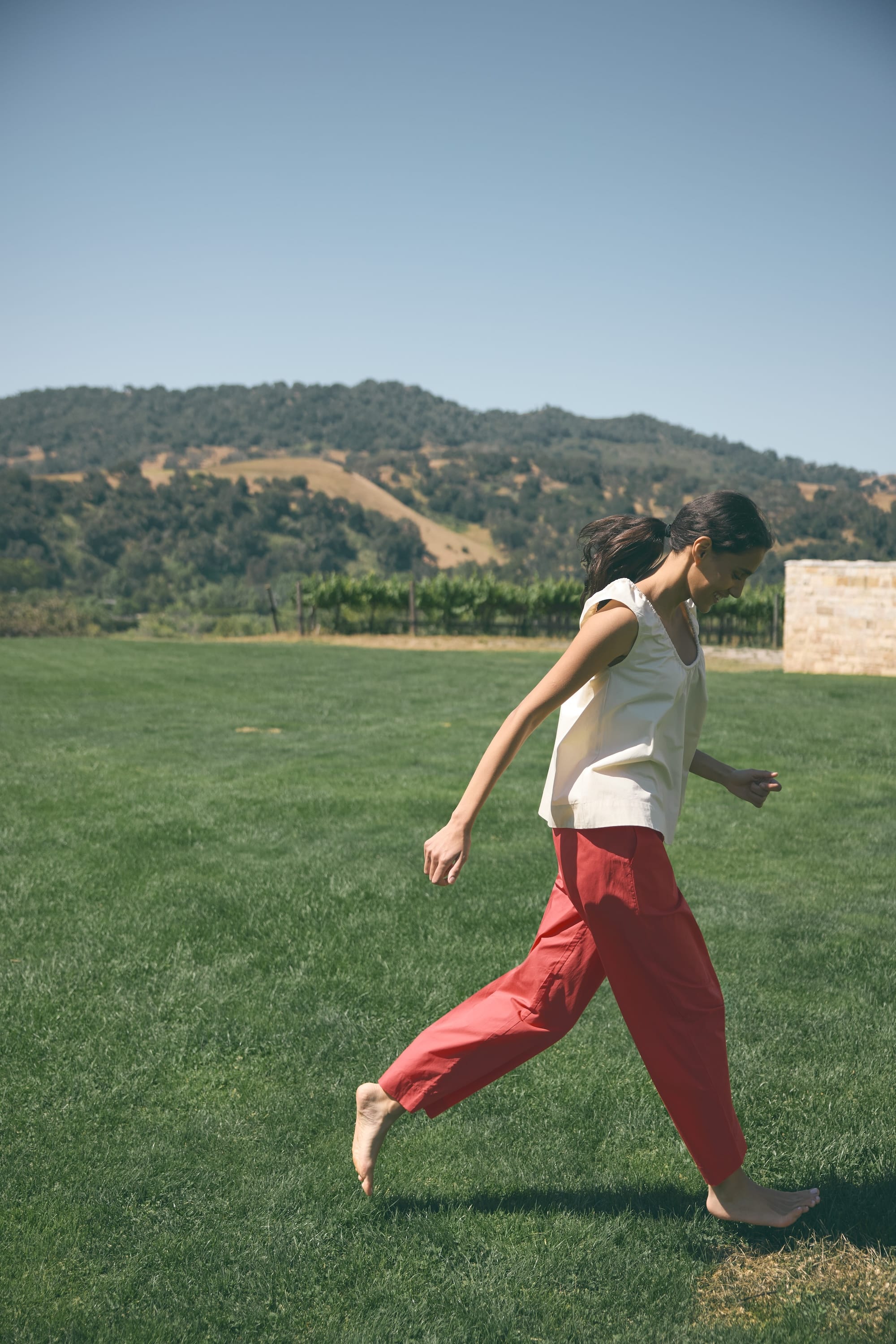Peyton Stretch-Waist Organic Cotton Pant - Image 7