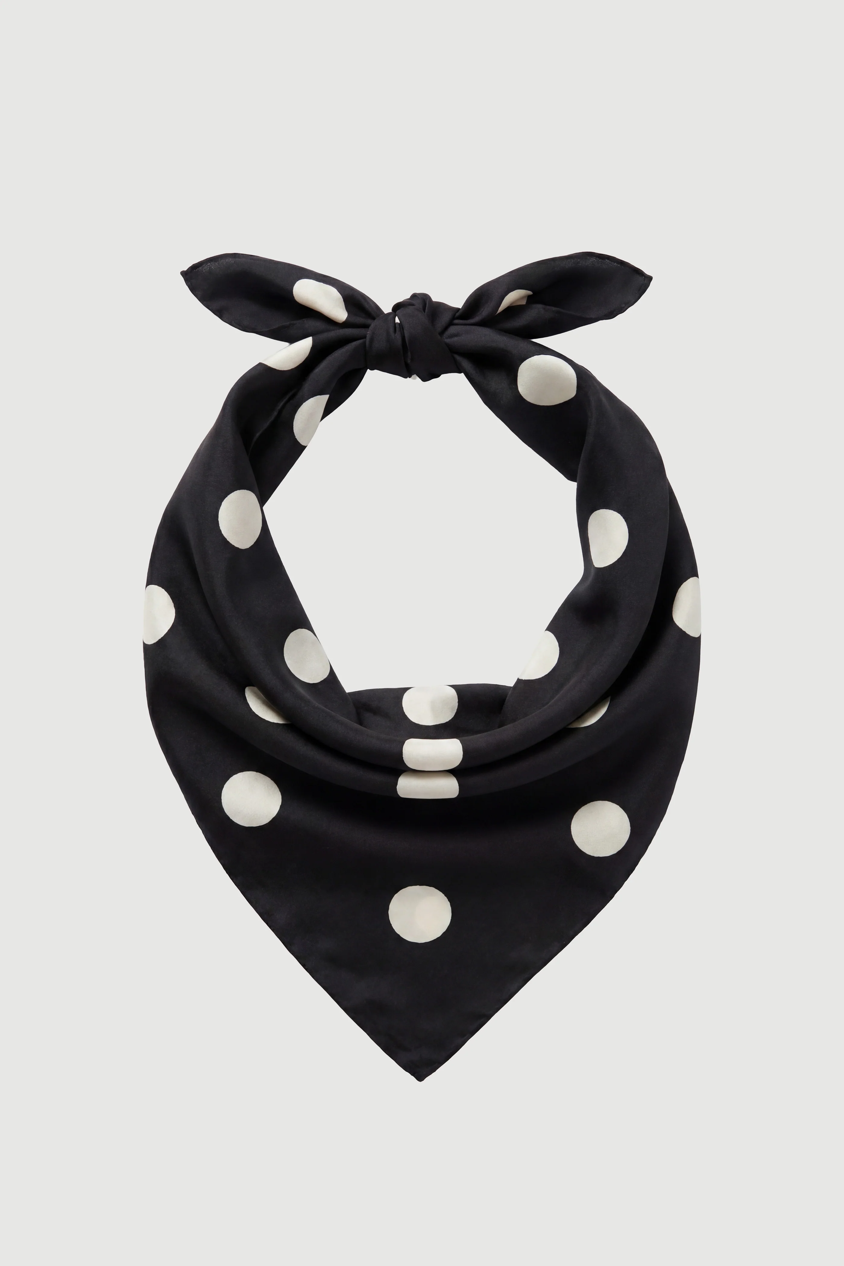 Piper Lightweight Polka Dot Triangle Scarf - Image 8