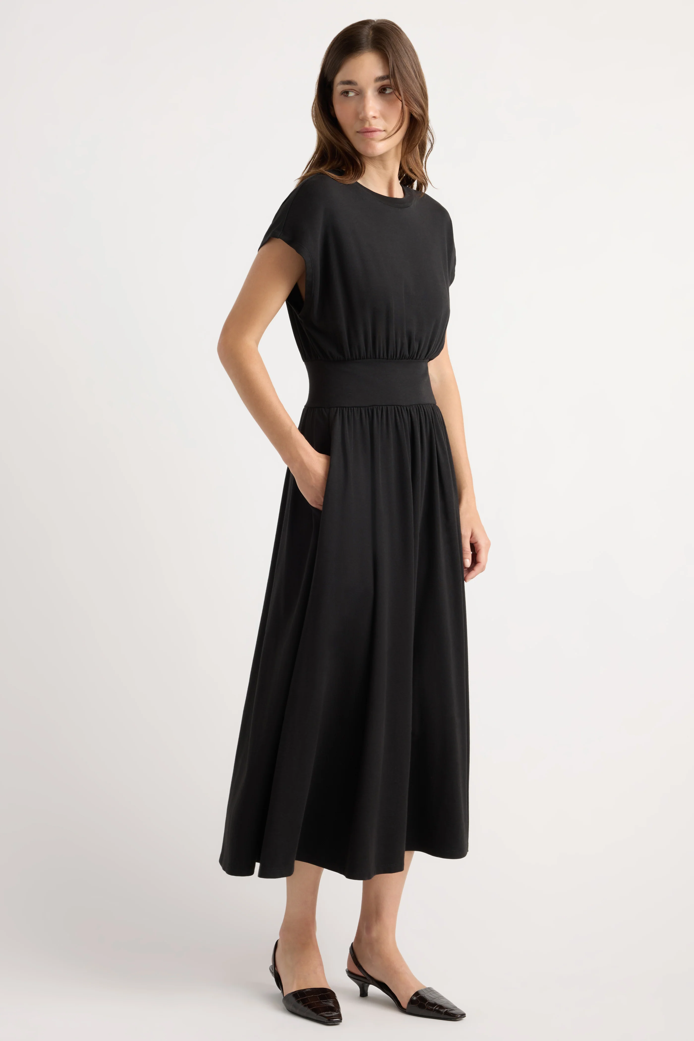 Prima Jersey Midi Dress - Image 4
