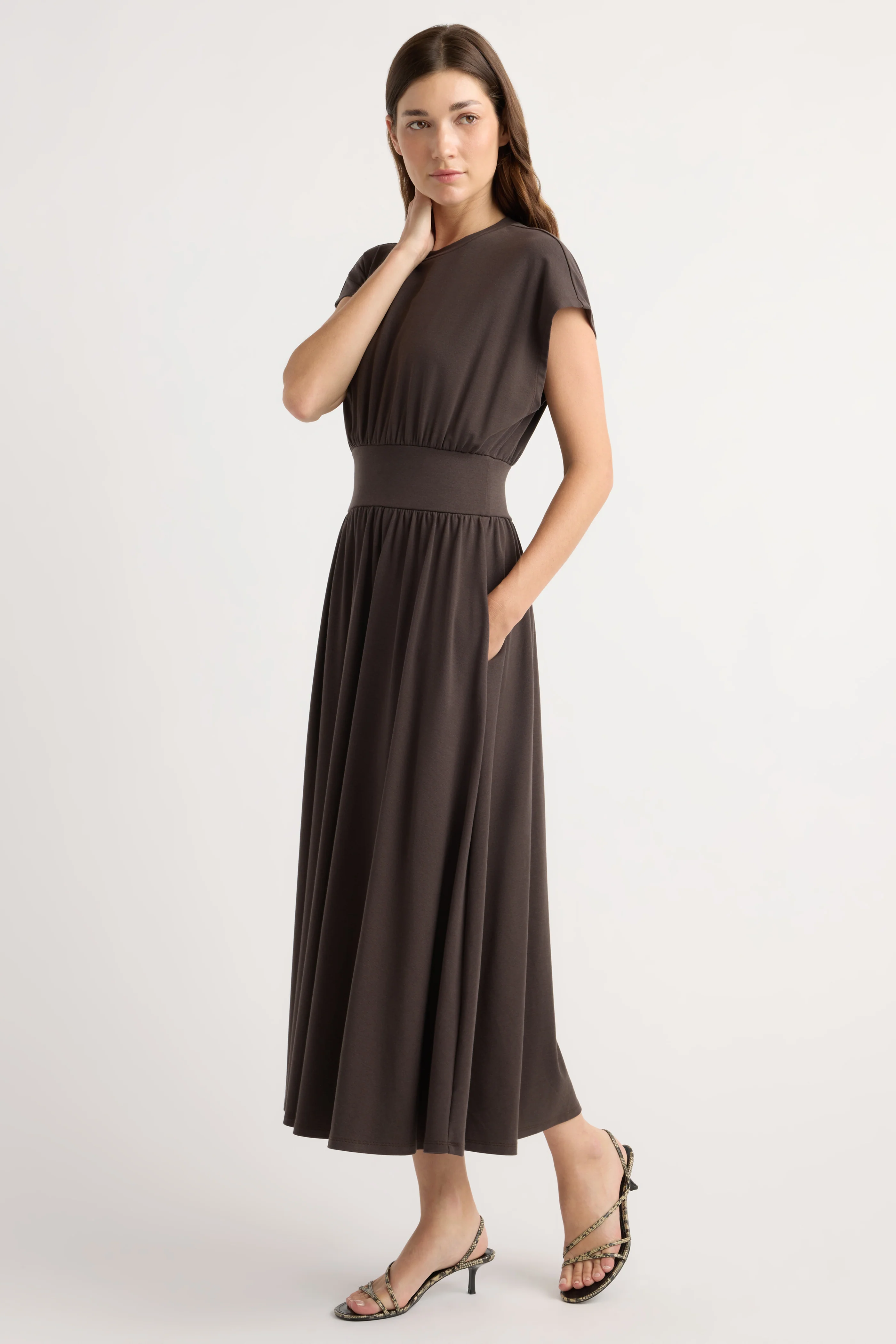 Prima Jersey Midi Dress - Image 2
