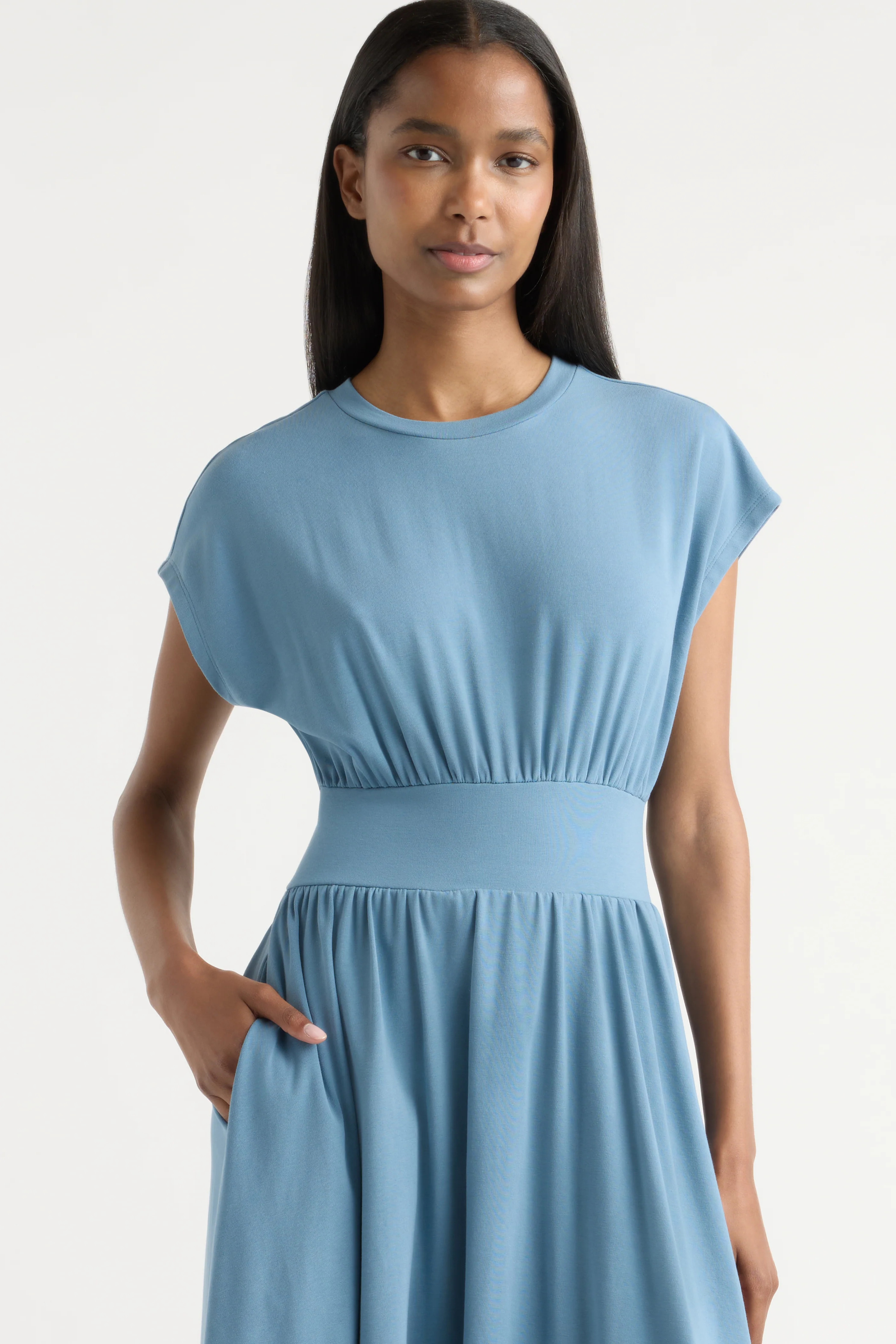 Prima Jersey Midi Dress - Image 3