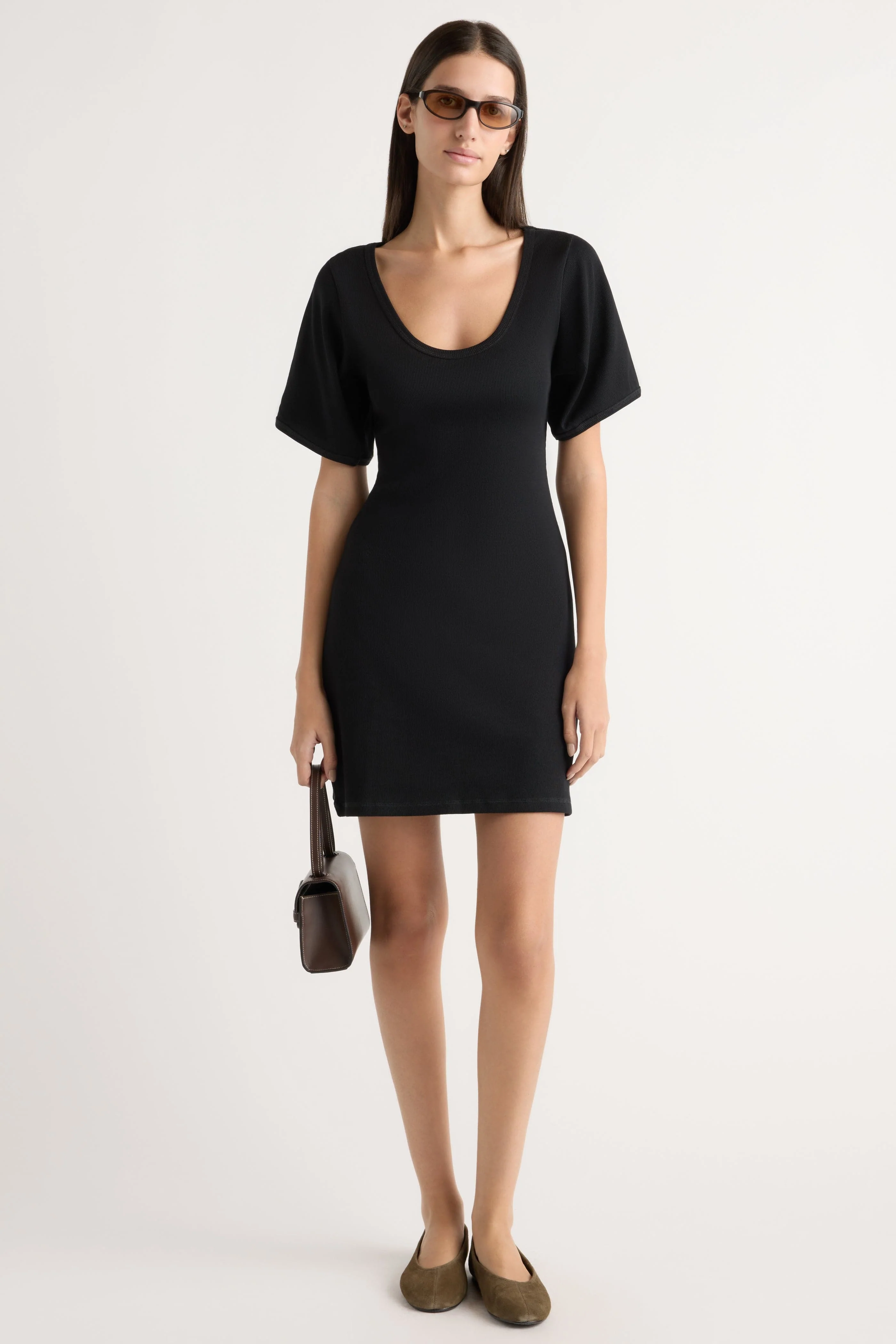 Rae Sculpted Scoop-Neck Mini Dress - Image 4