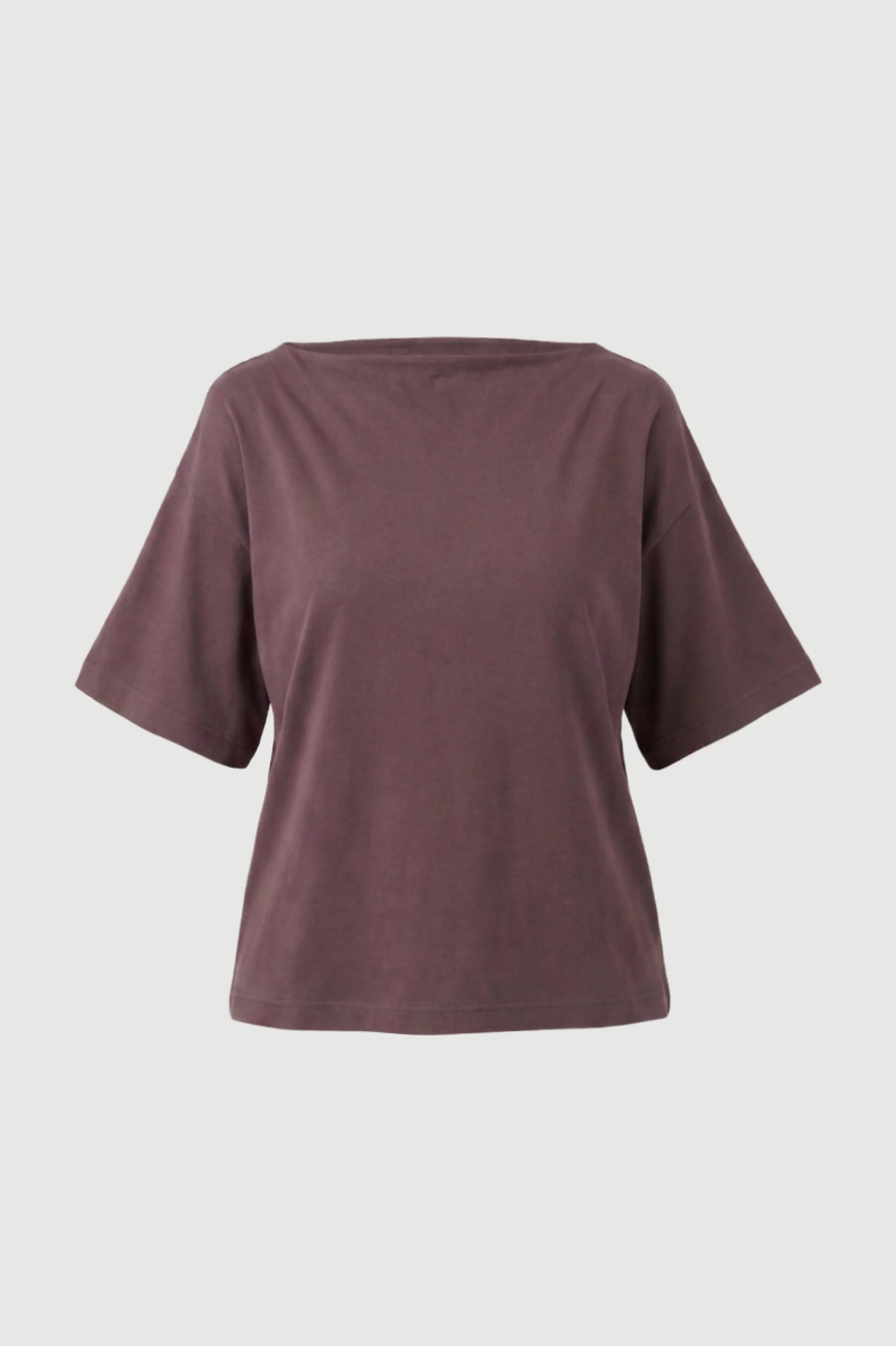 Raquel Relaxed Oversized Slit-Neck Tee - Image 7