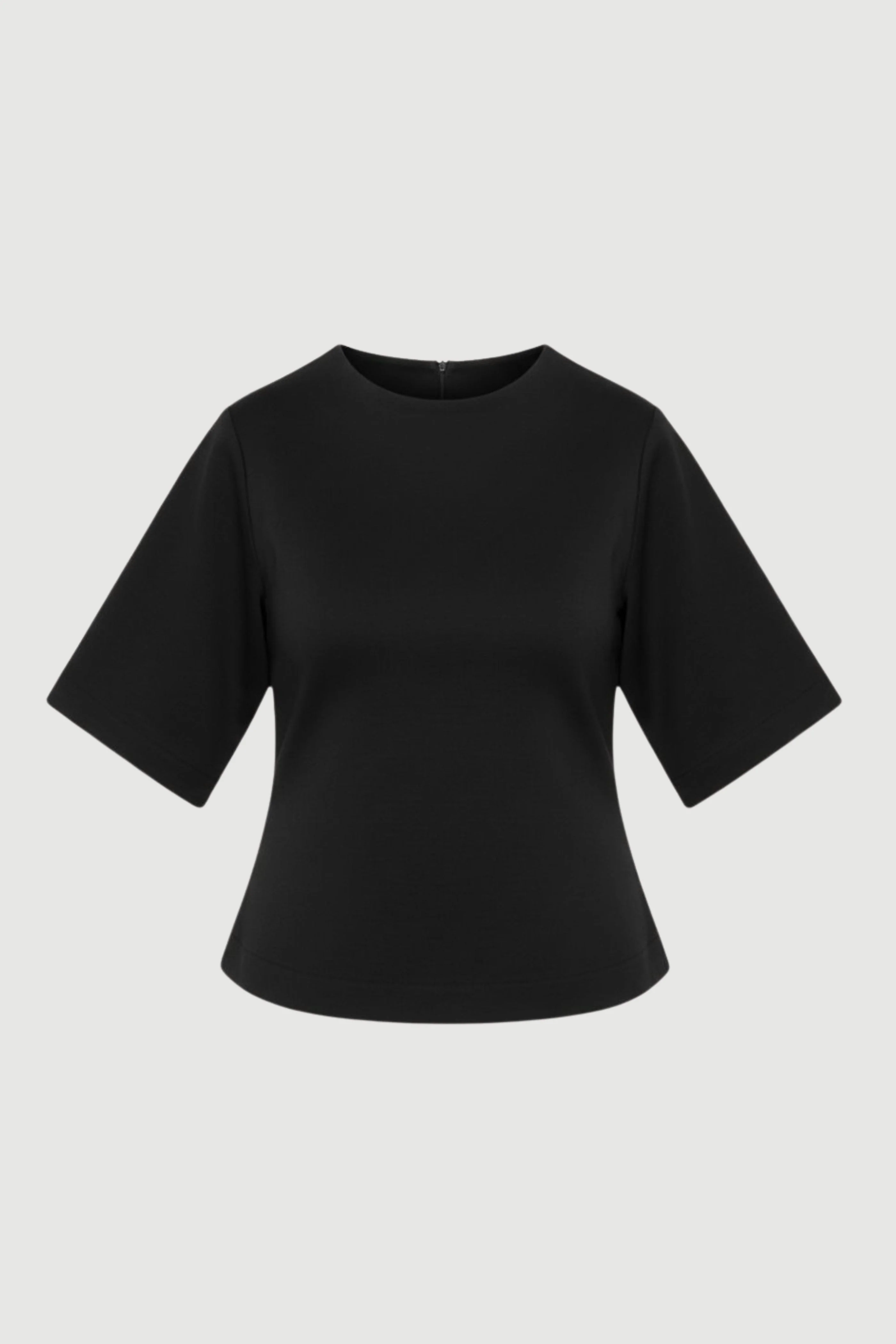 Reem Sculpted Curved-Hem Tee - Image 9