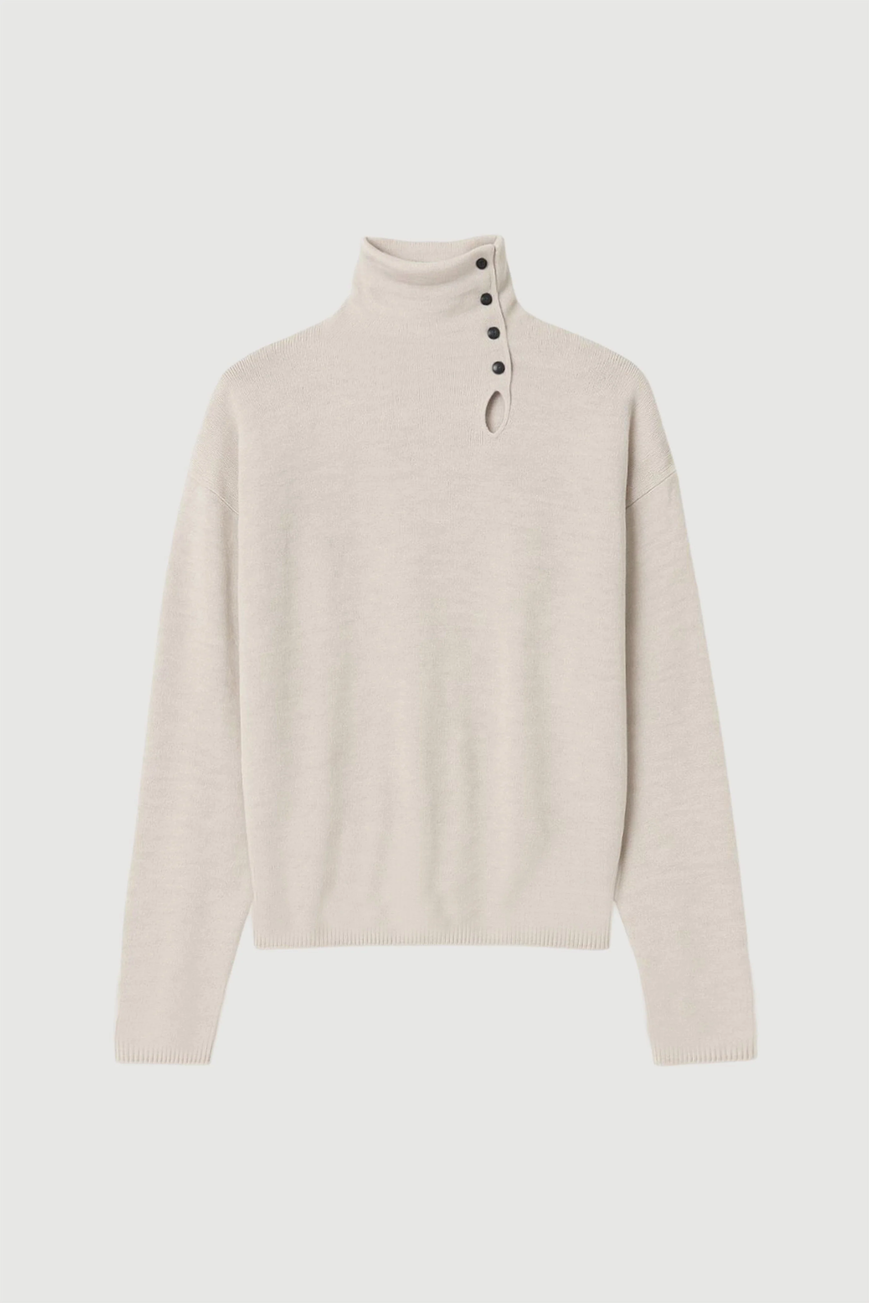 Sanchia Button Turtleneck Sweater - Image 7