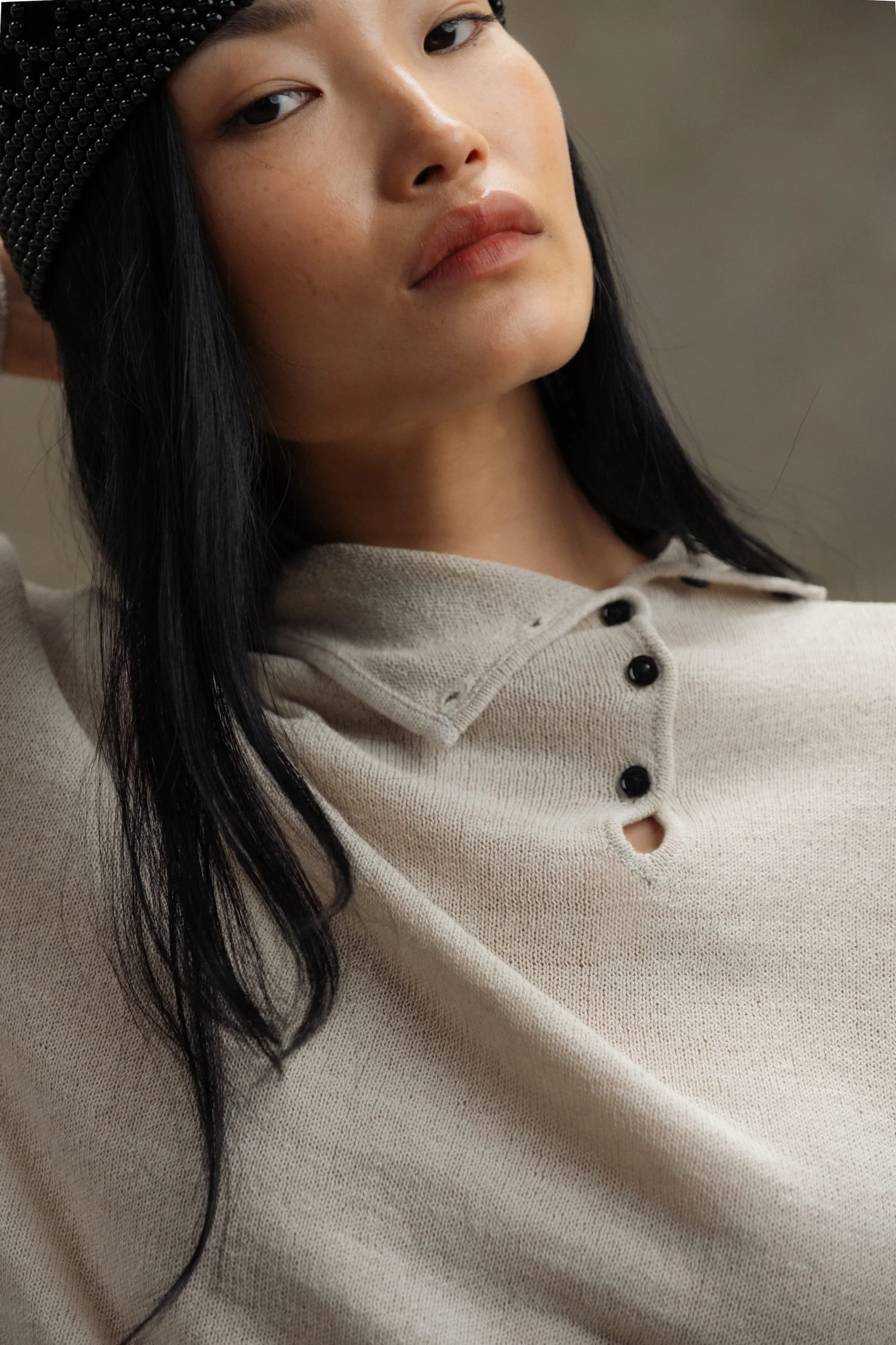 Sanchia Button Turtleneck Sweater - Image 8