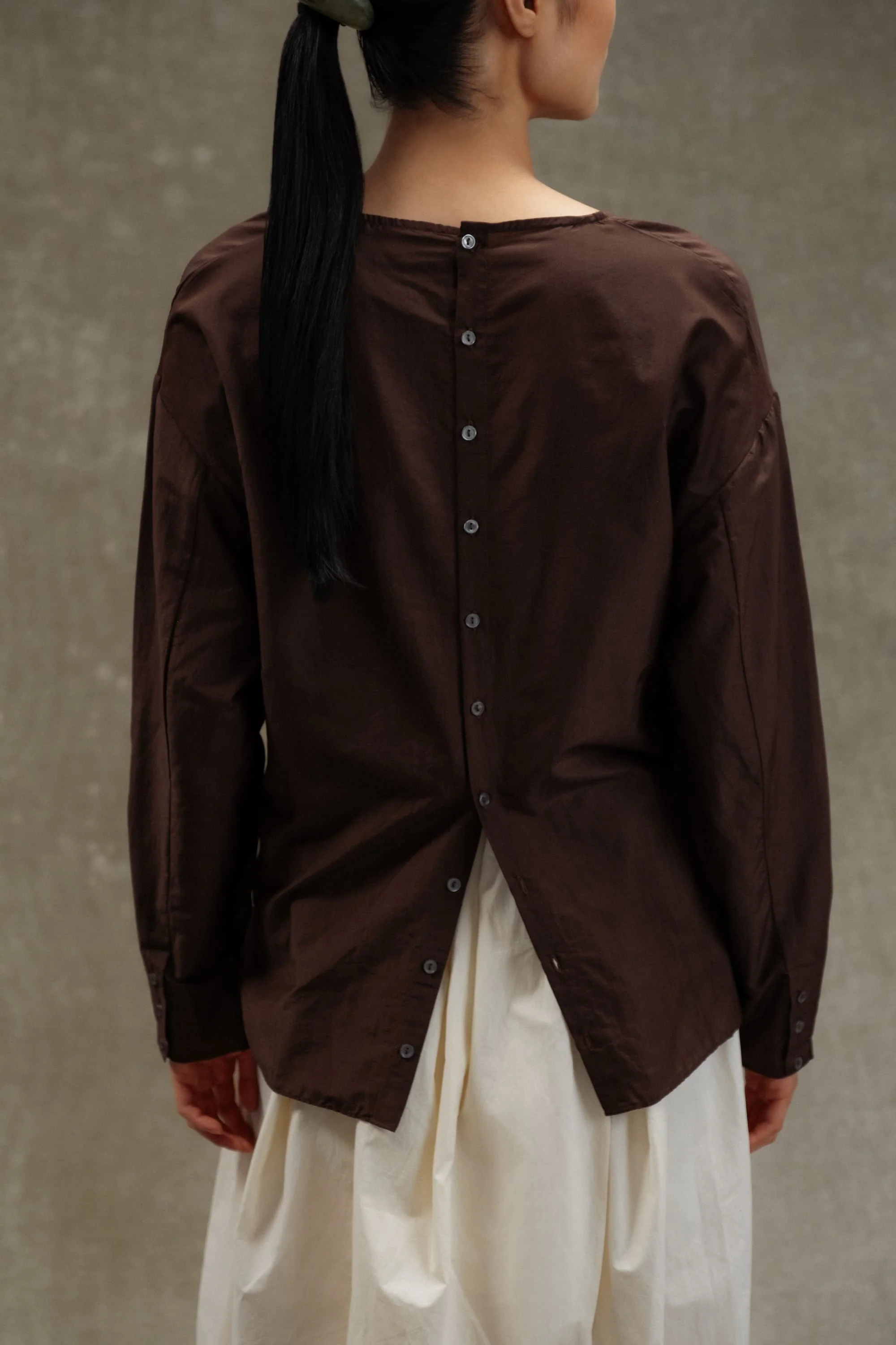 Sinead Cotton-Silk Ruffle Tunic Blouse - Image 9