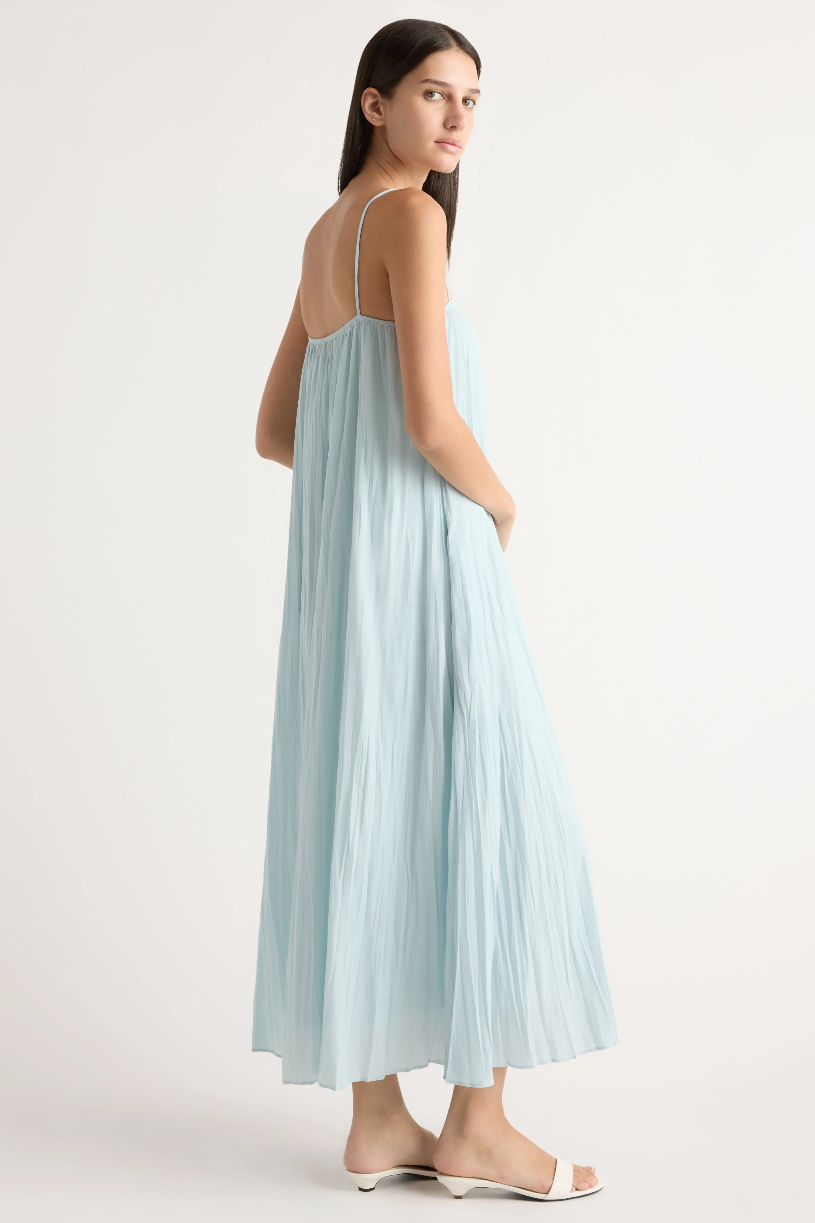 Solange Crinkled Maxi Dress - Image 6