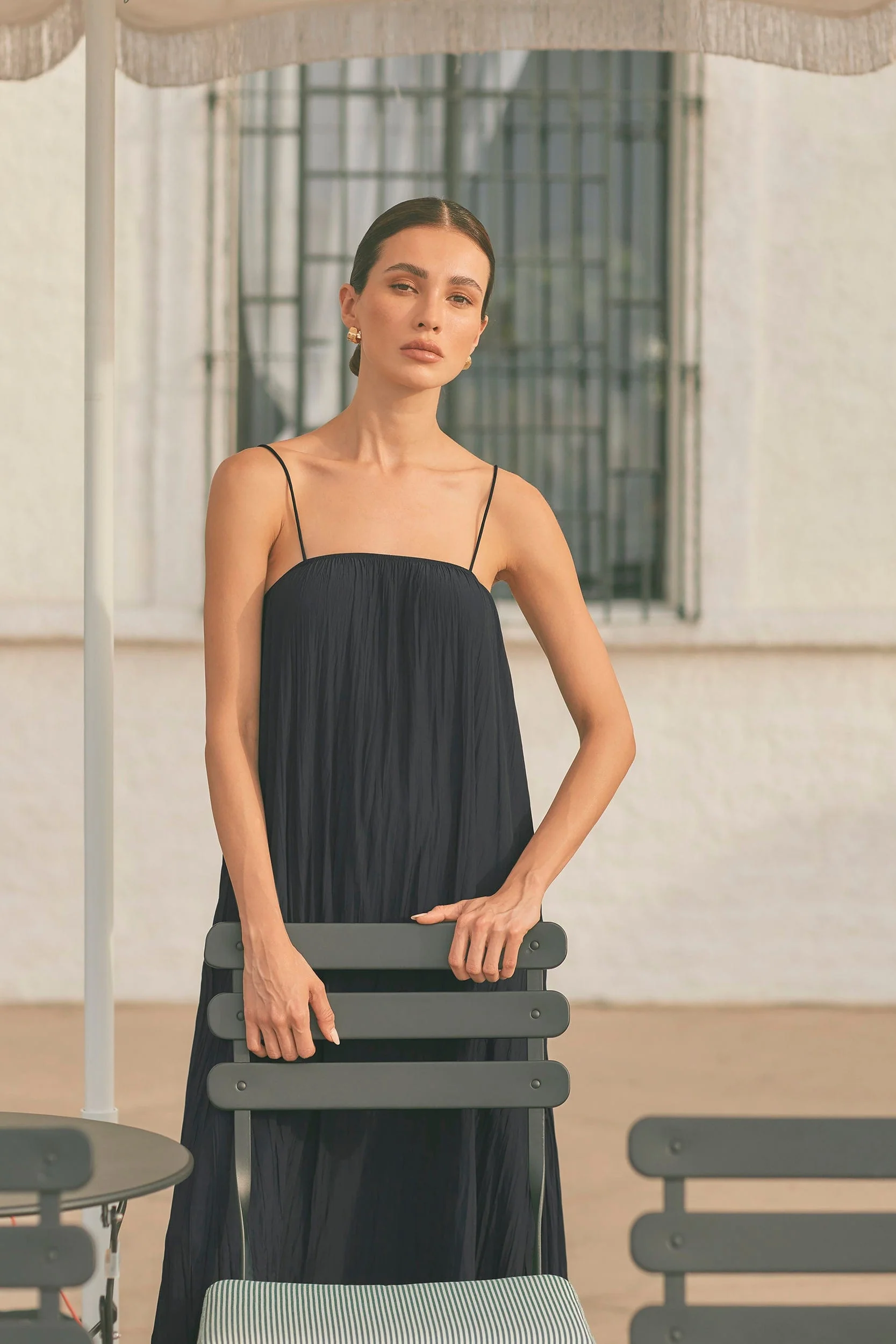 Solange Crinkled Maxi Dress - Image 8