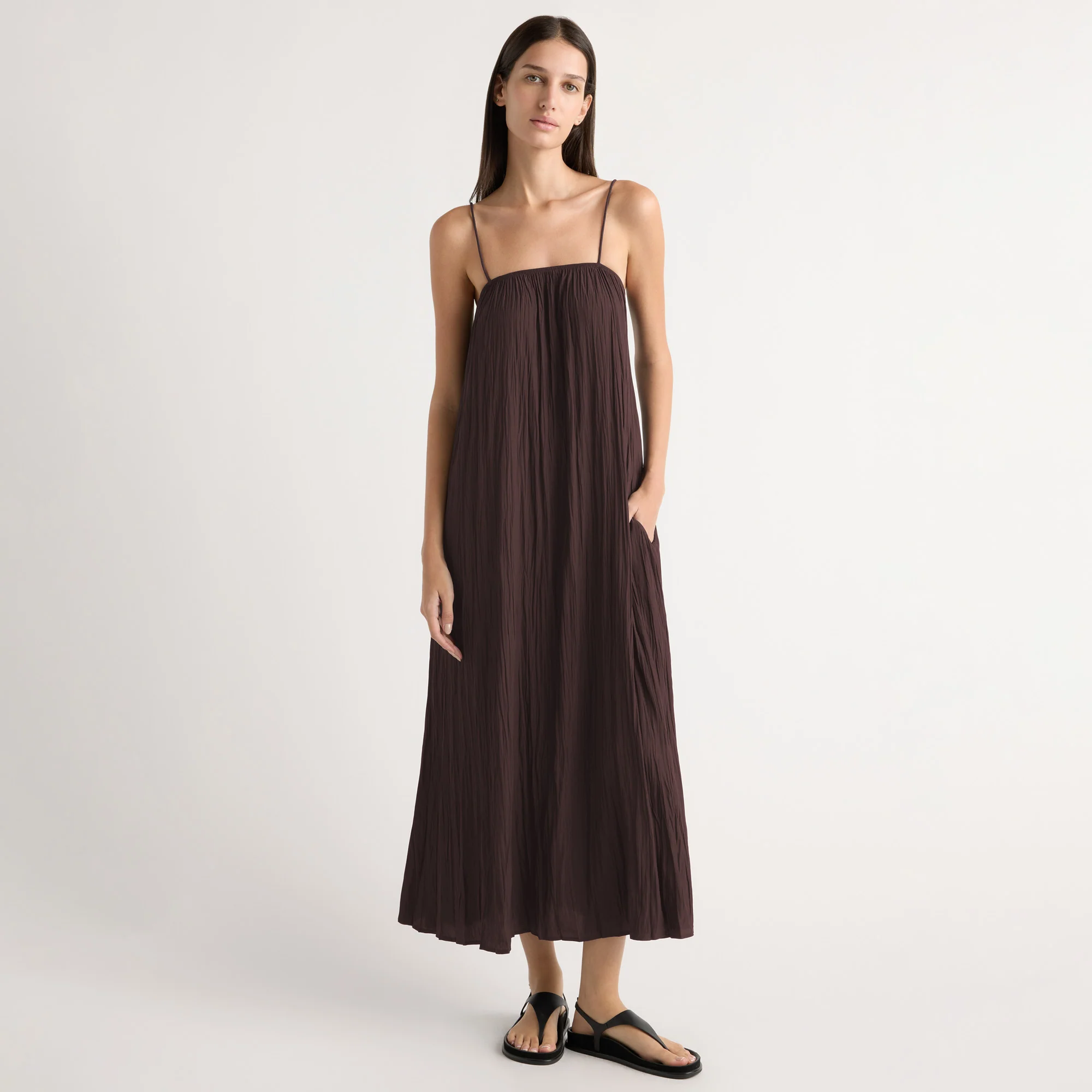 Solange Crinkled Maxi Dress