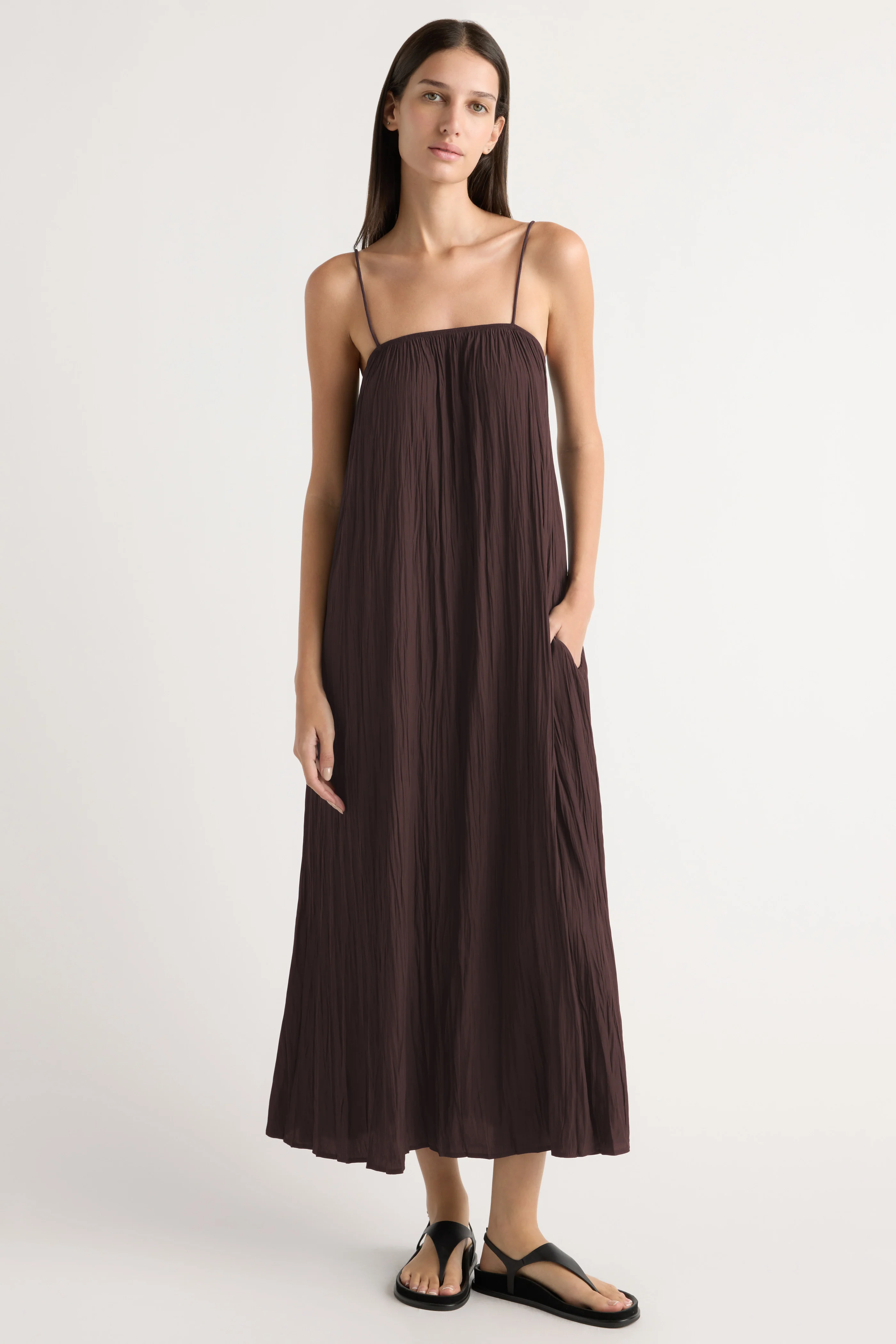 Solange Crinkled Maxi Dress - Image 2