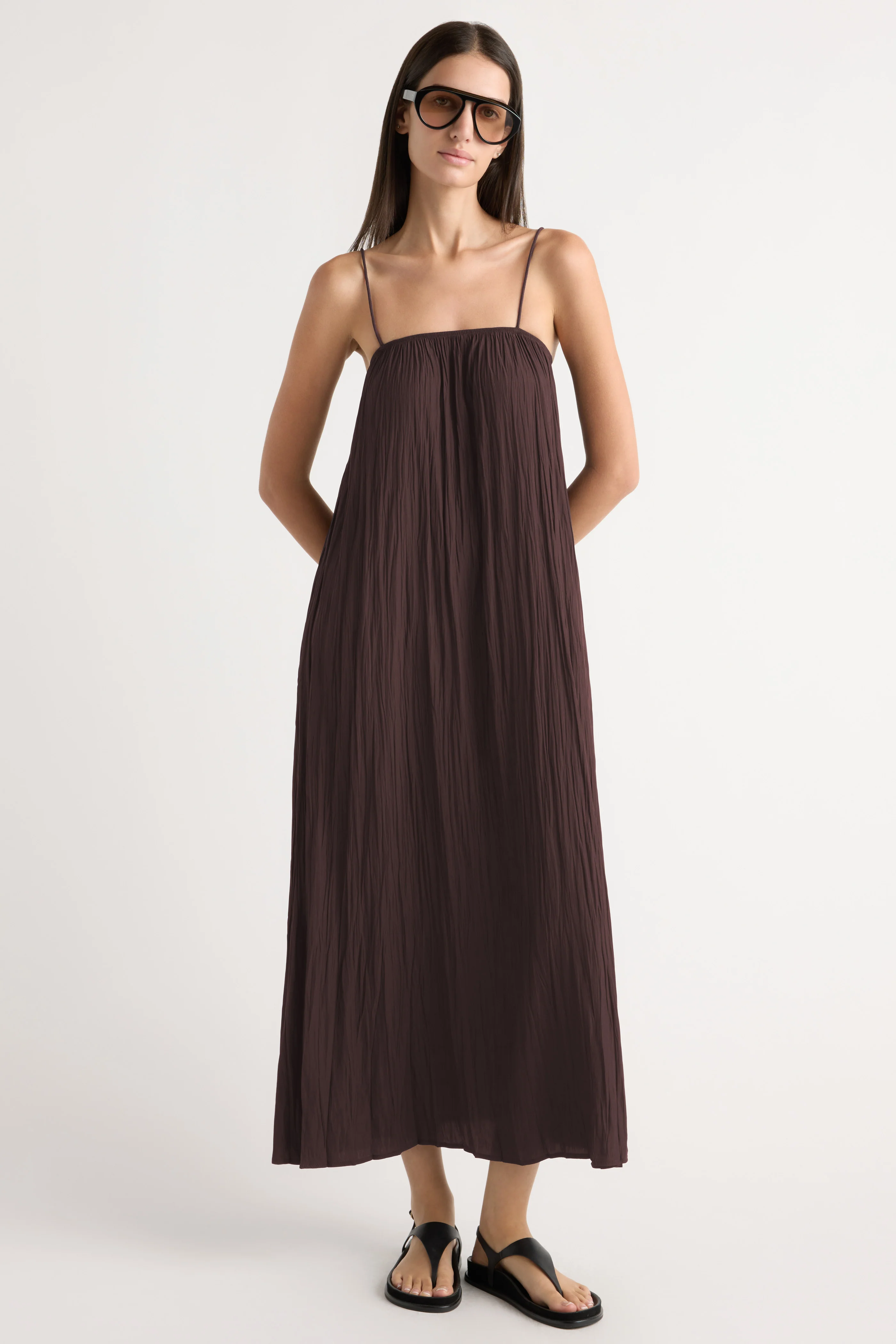 Solange Crinkled Maxi Dress - Image 4