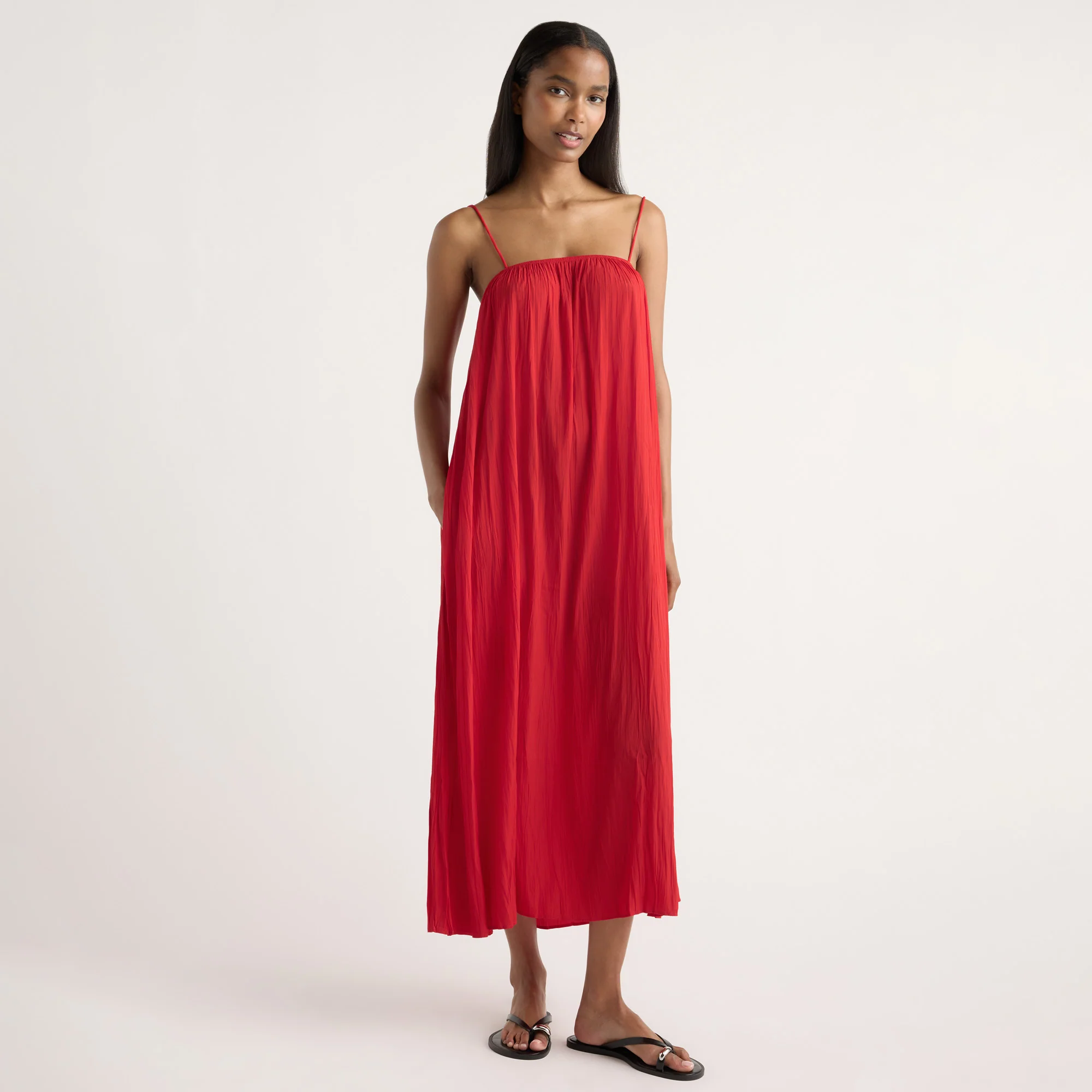 Solange Crinkled Maxi Dress
