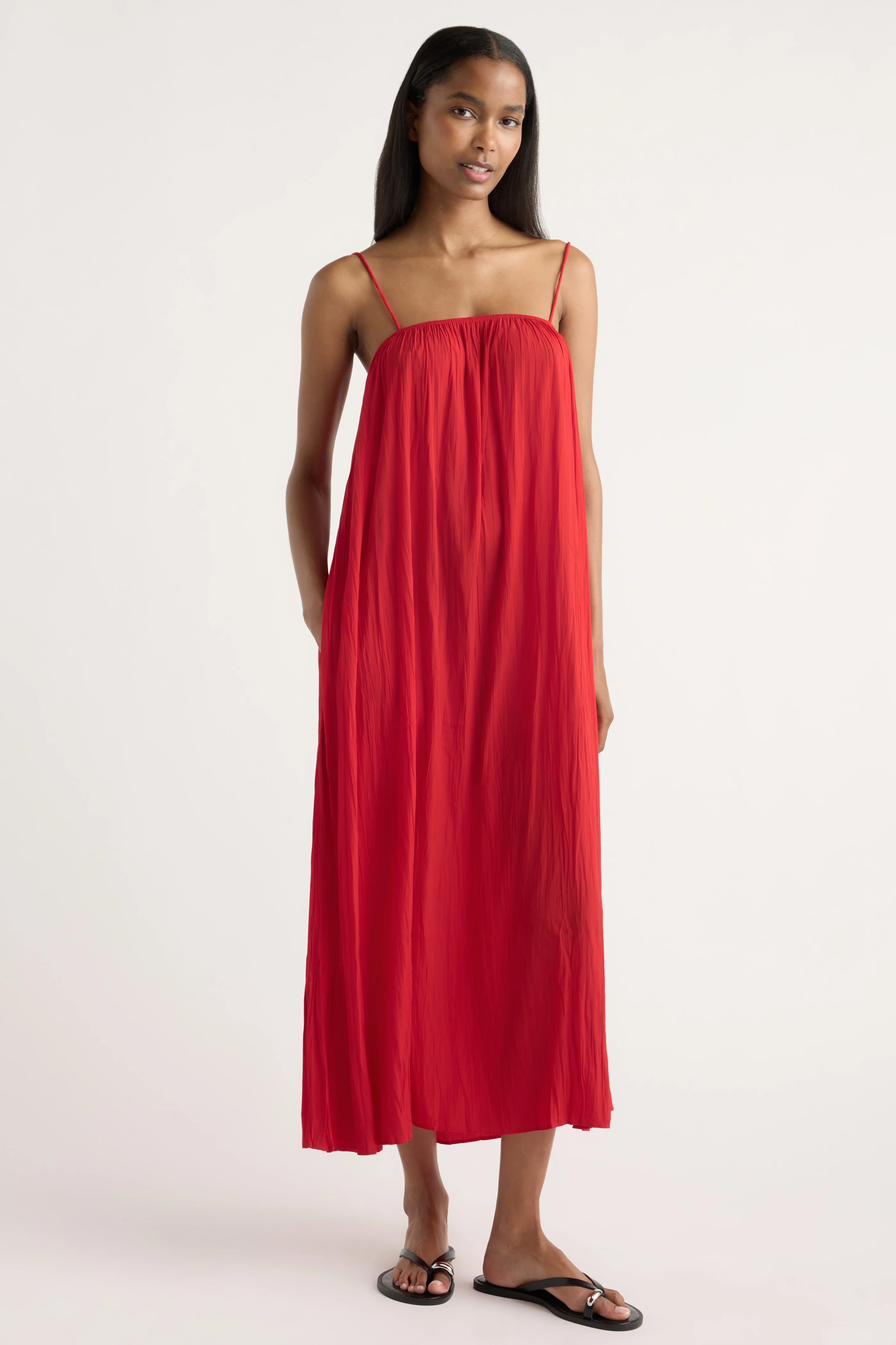 Solange Crinkled Maxi Dress - Image 2