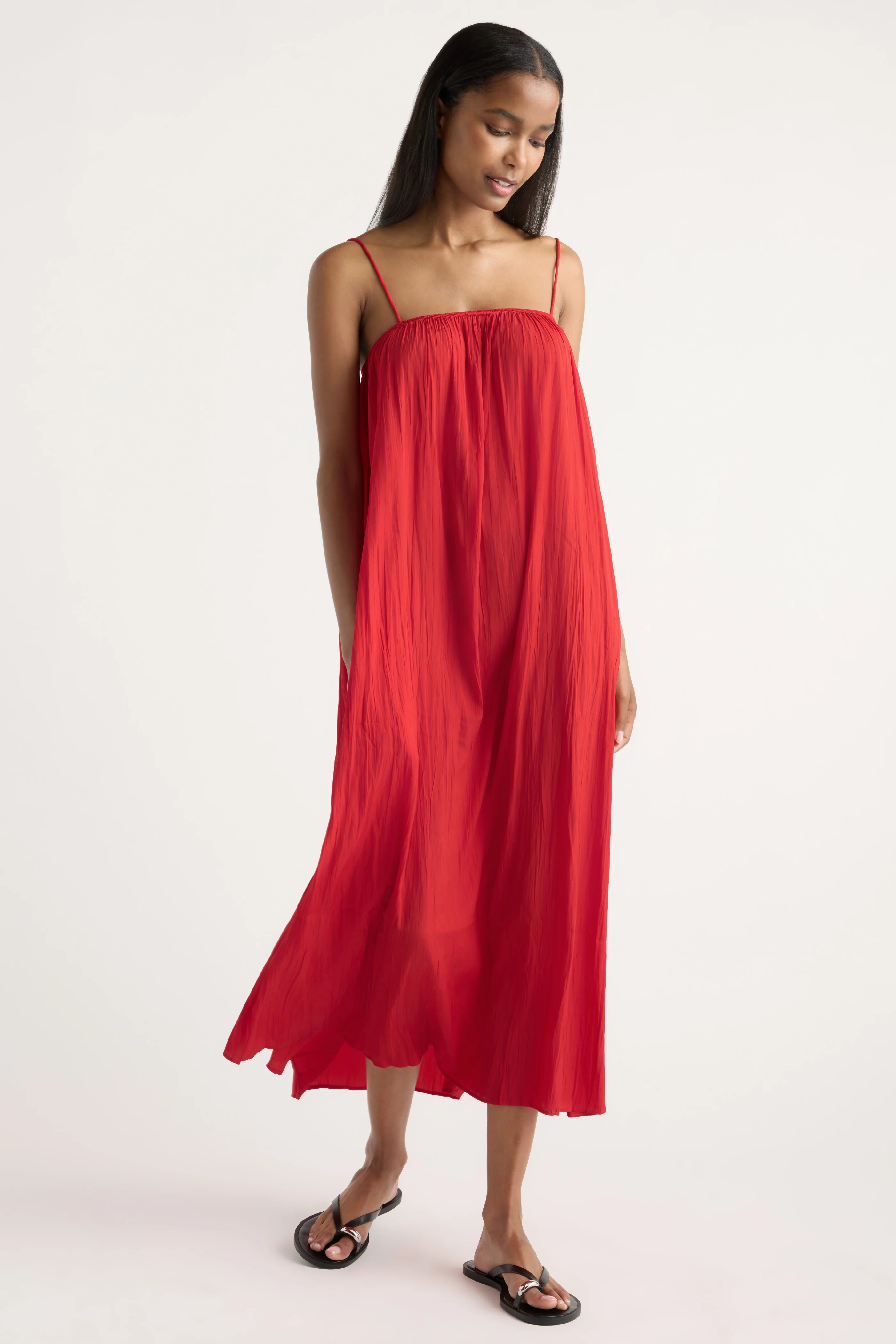 Solange Crinkled Maxi Dress - Image 4
